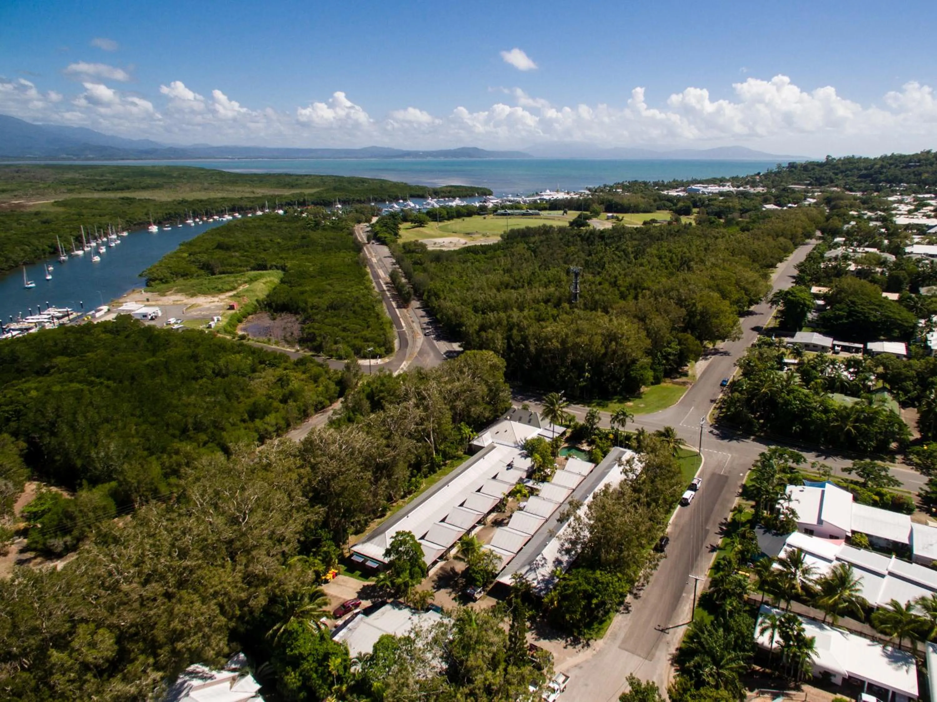Bird's eye view in Coral Beach Lodge