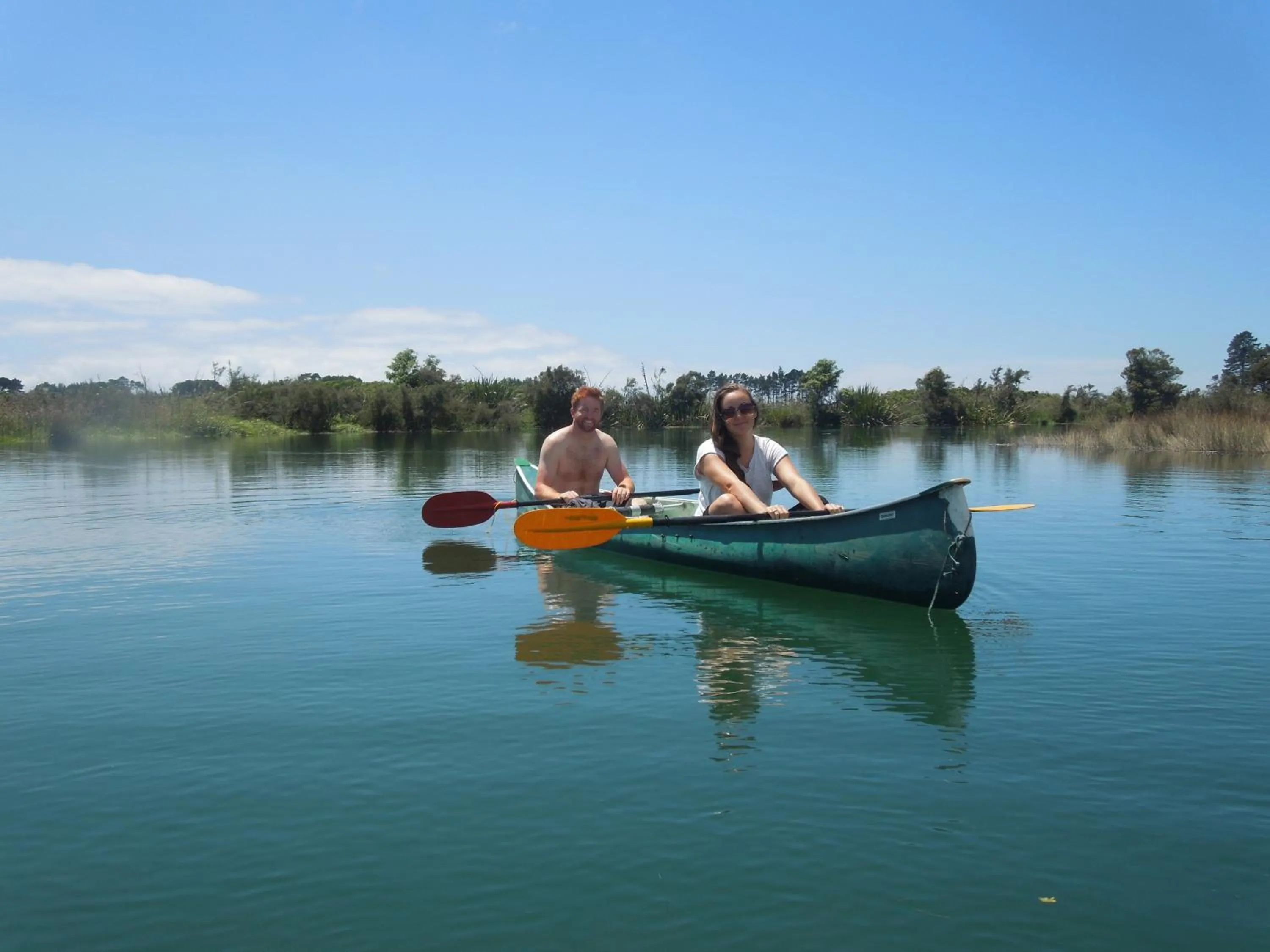 Canoeing in Bazil's Backpackers BBH Hostel & Surf School