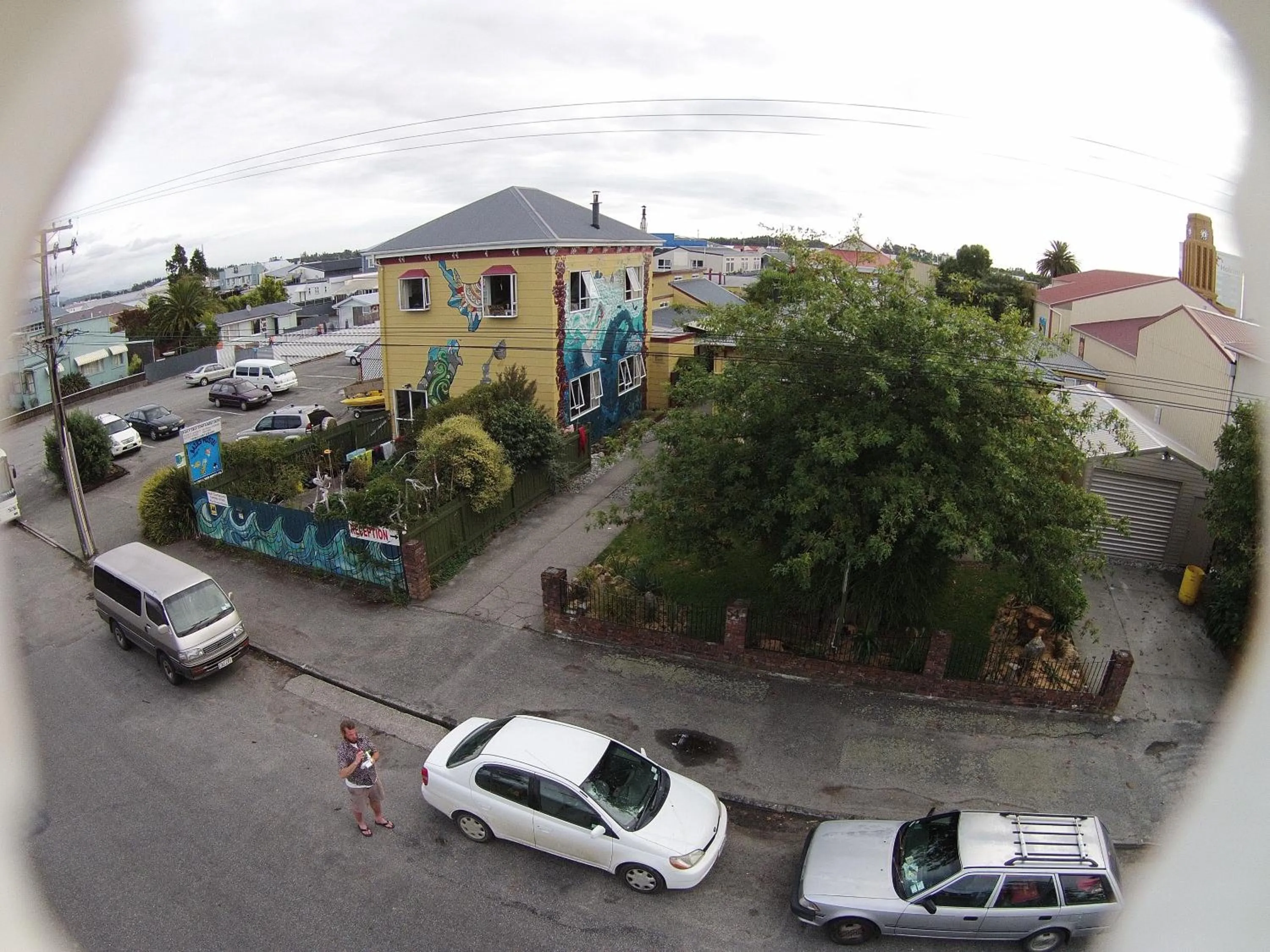 Facade/entrance in Bazil's Backpackers BBH Hostel & Surf School
