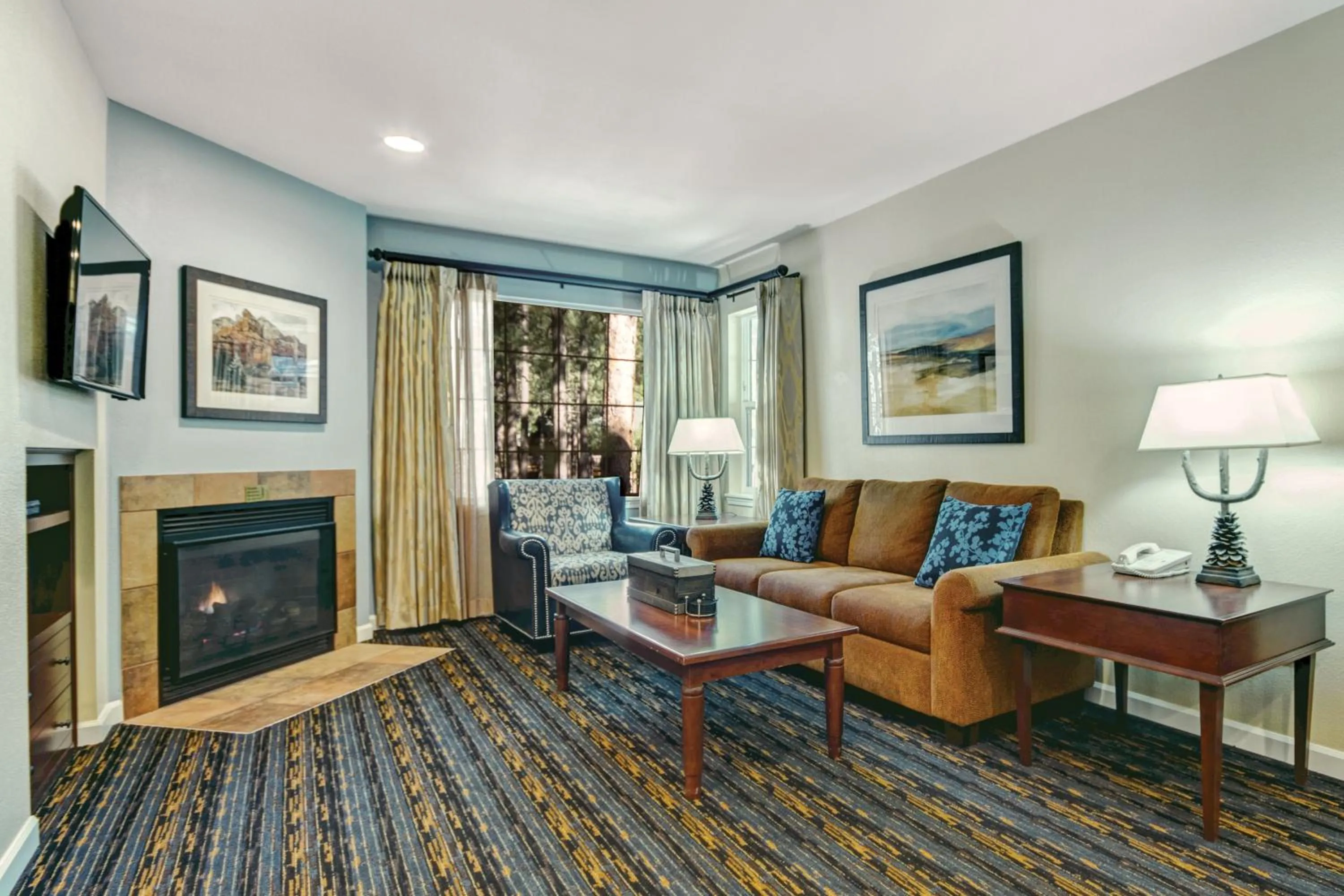 Living room in WorldMark Pinetop