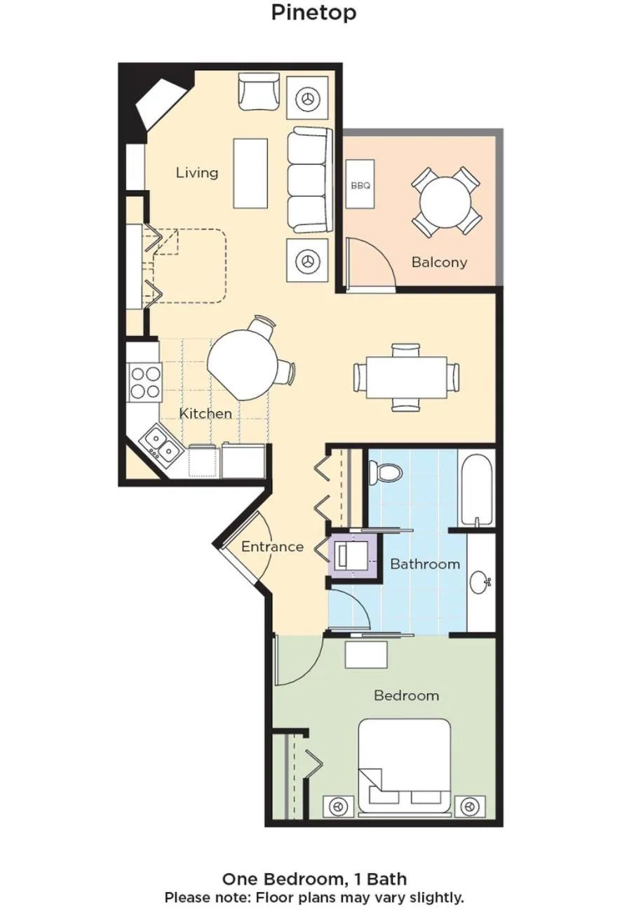 Floor plan in WorldMark Pinetop