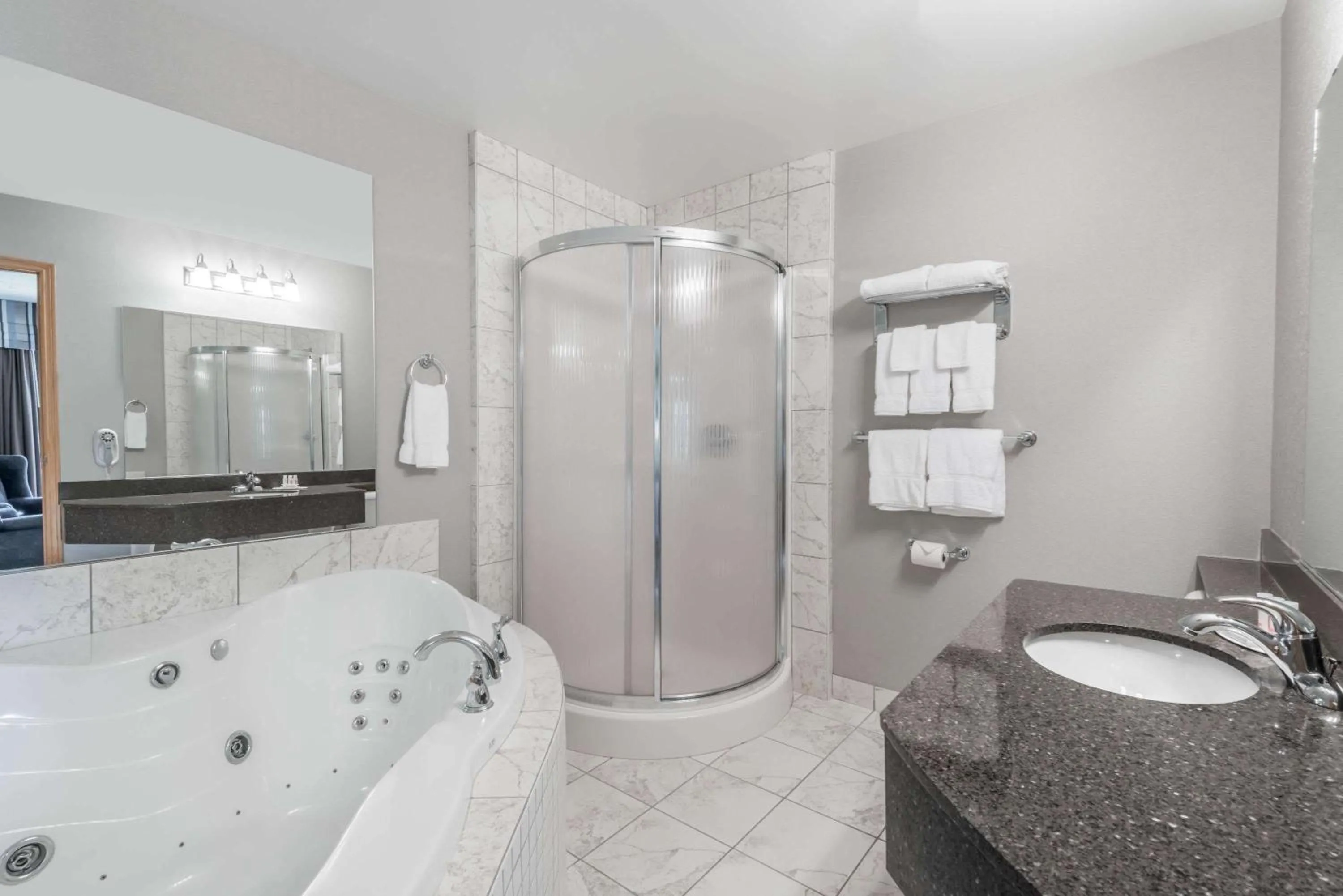 Bathroom in Super 8 by Wyndham Port Elgin