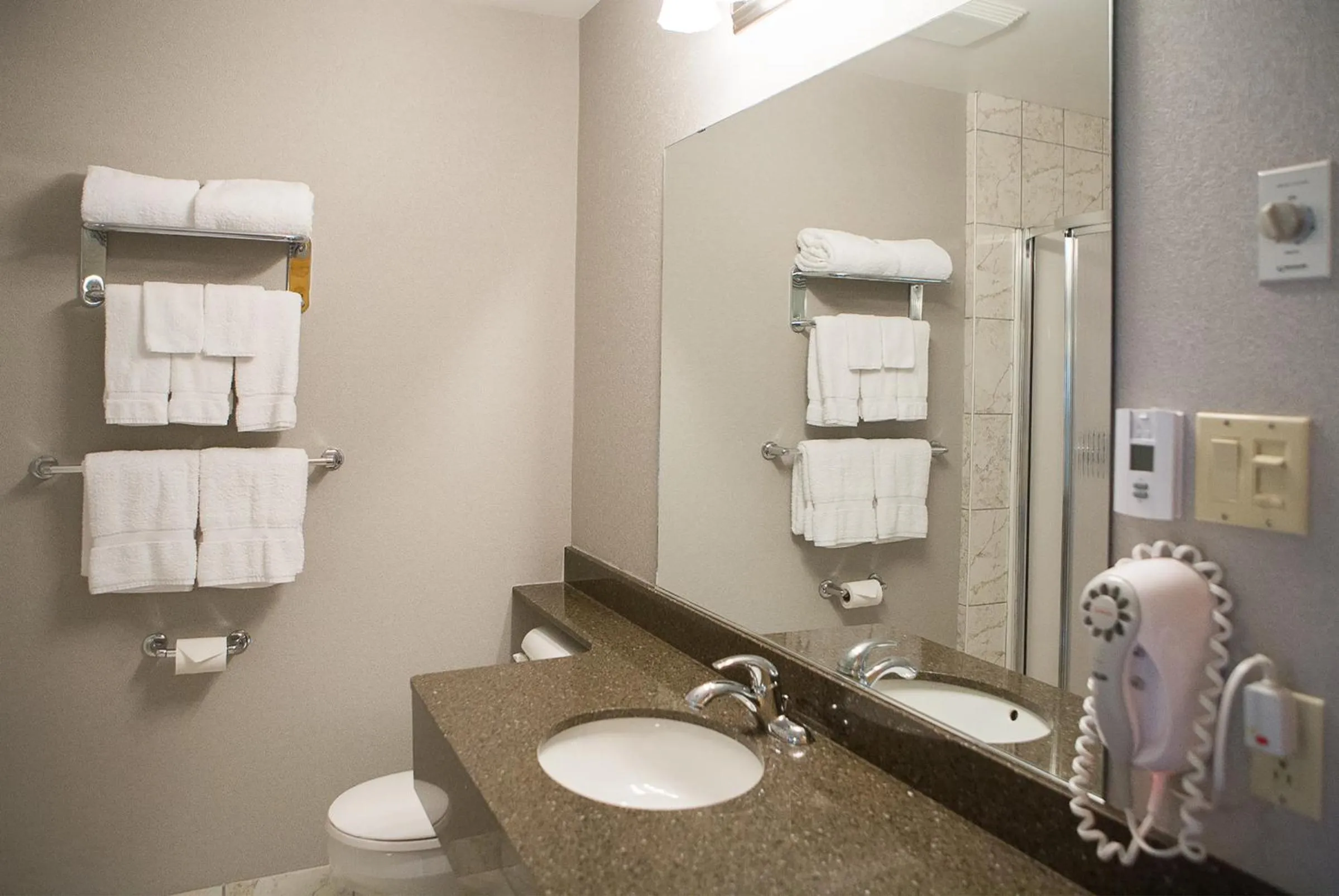 Bathroom in Super 8 by Wyndham Port Elgin