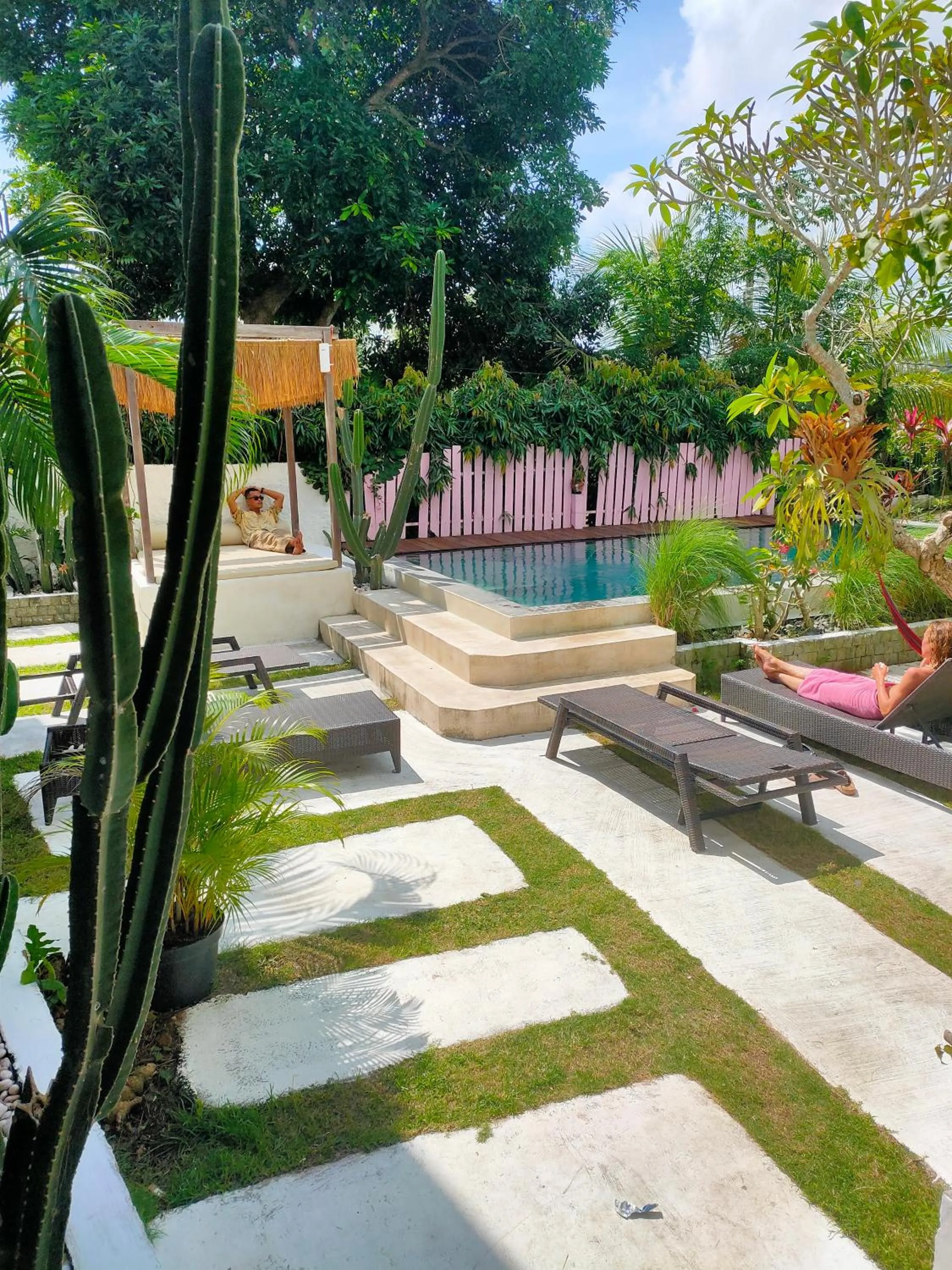 Swimming pool in Bingin Inn