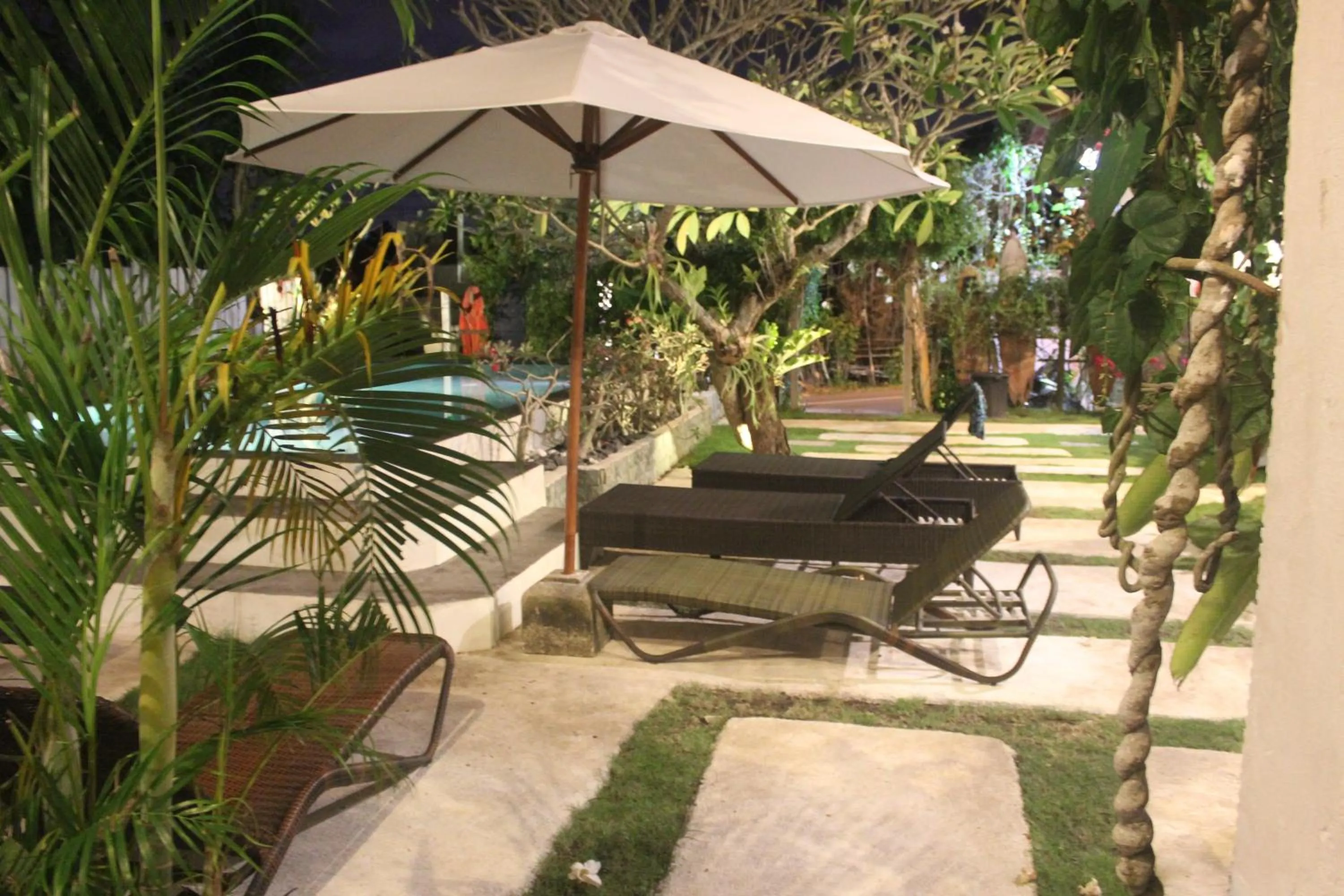 Garden in Bingin Inn