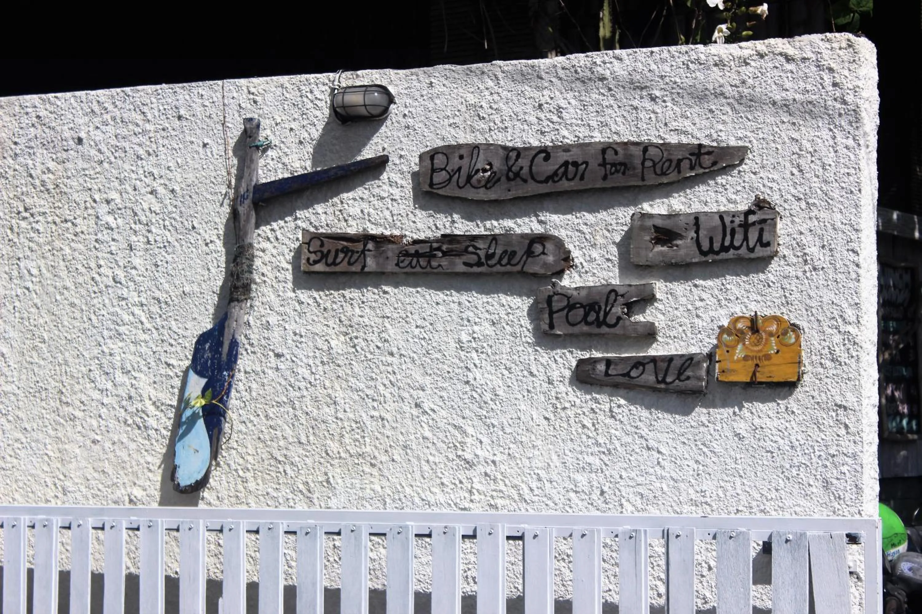 Area and facilities in Bingin Inn