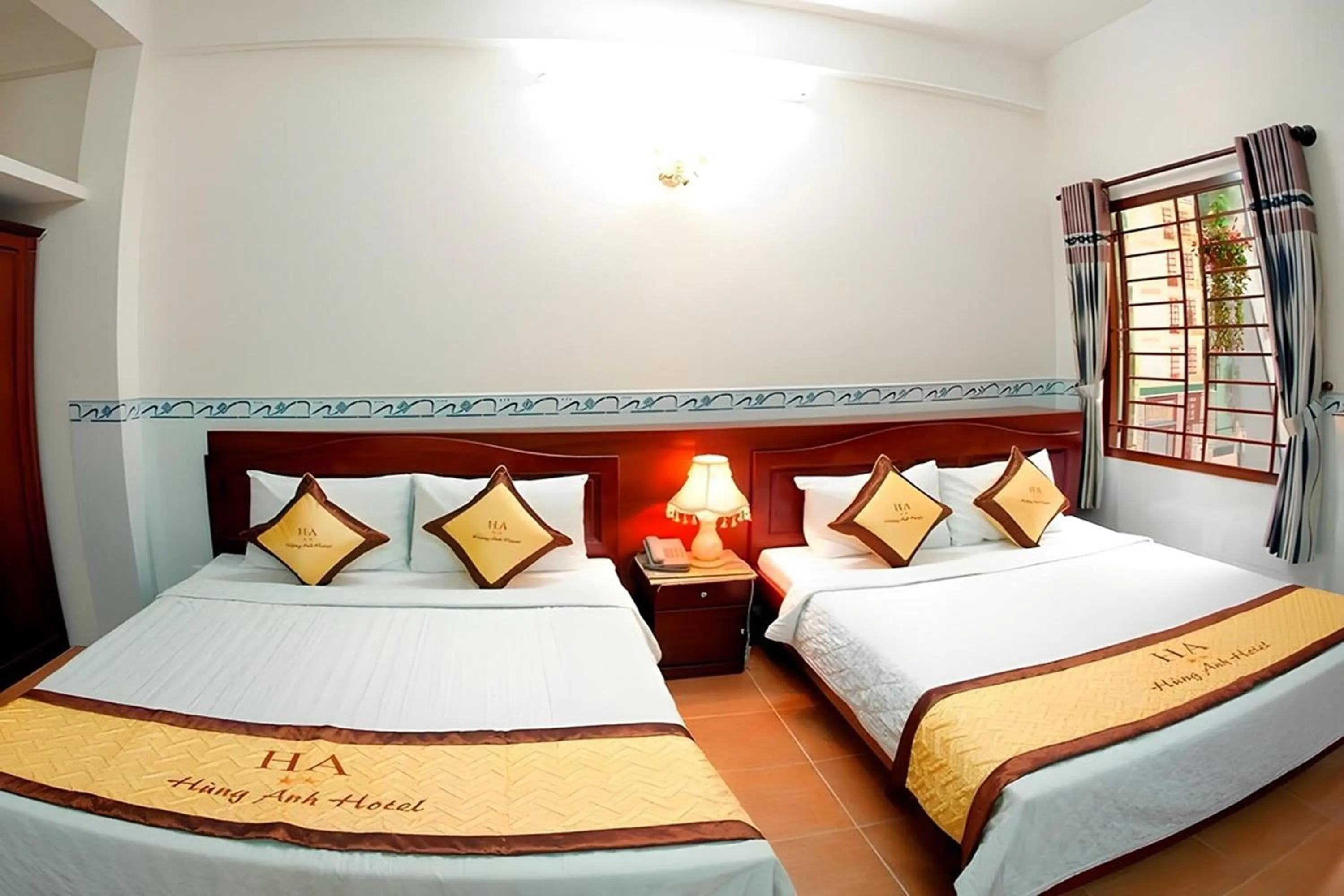 Bed in Hung Anh Hotel