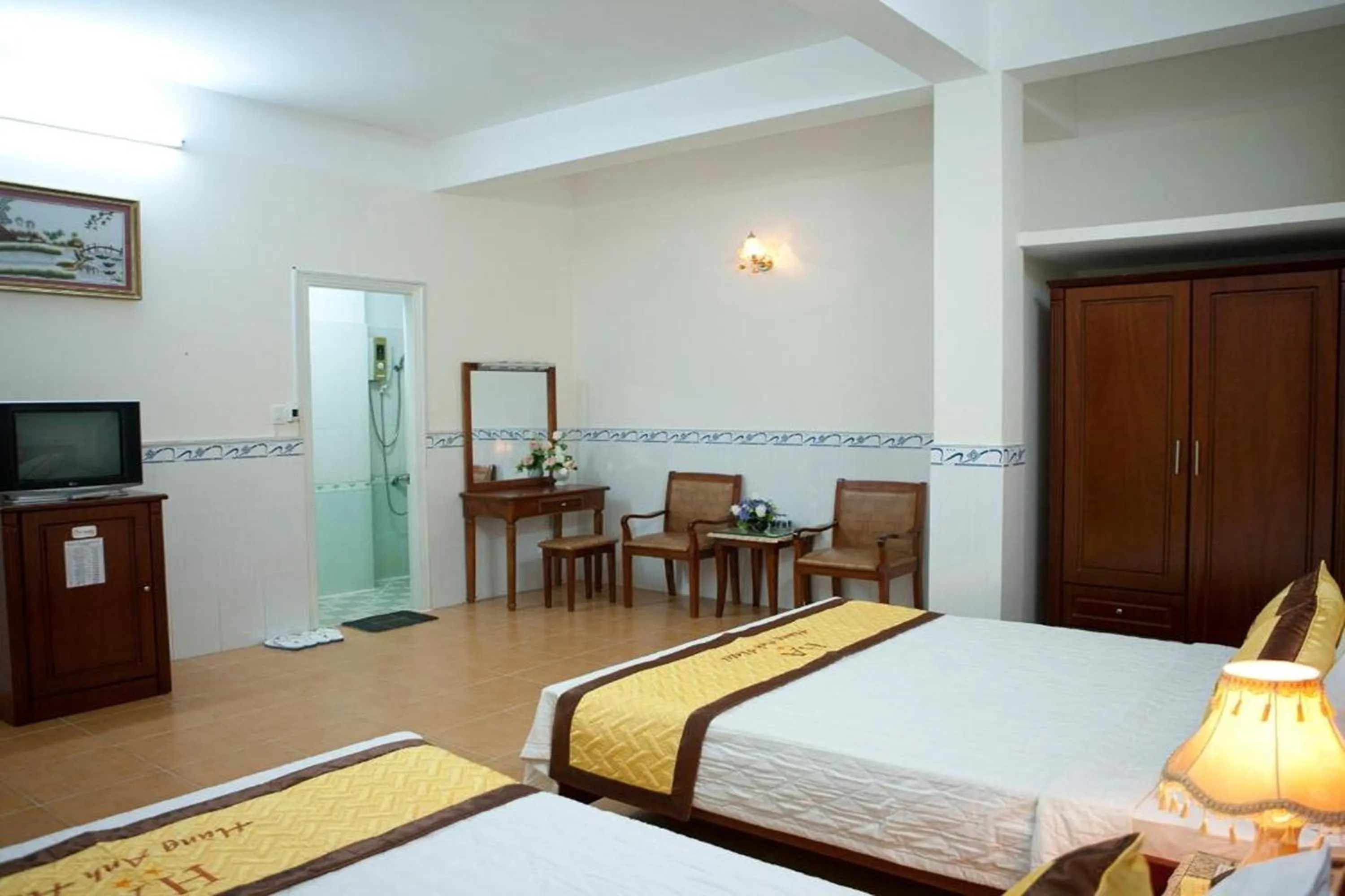 Bed in Hung Anh Hotel