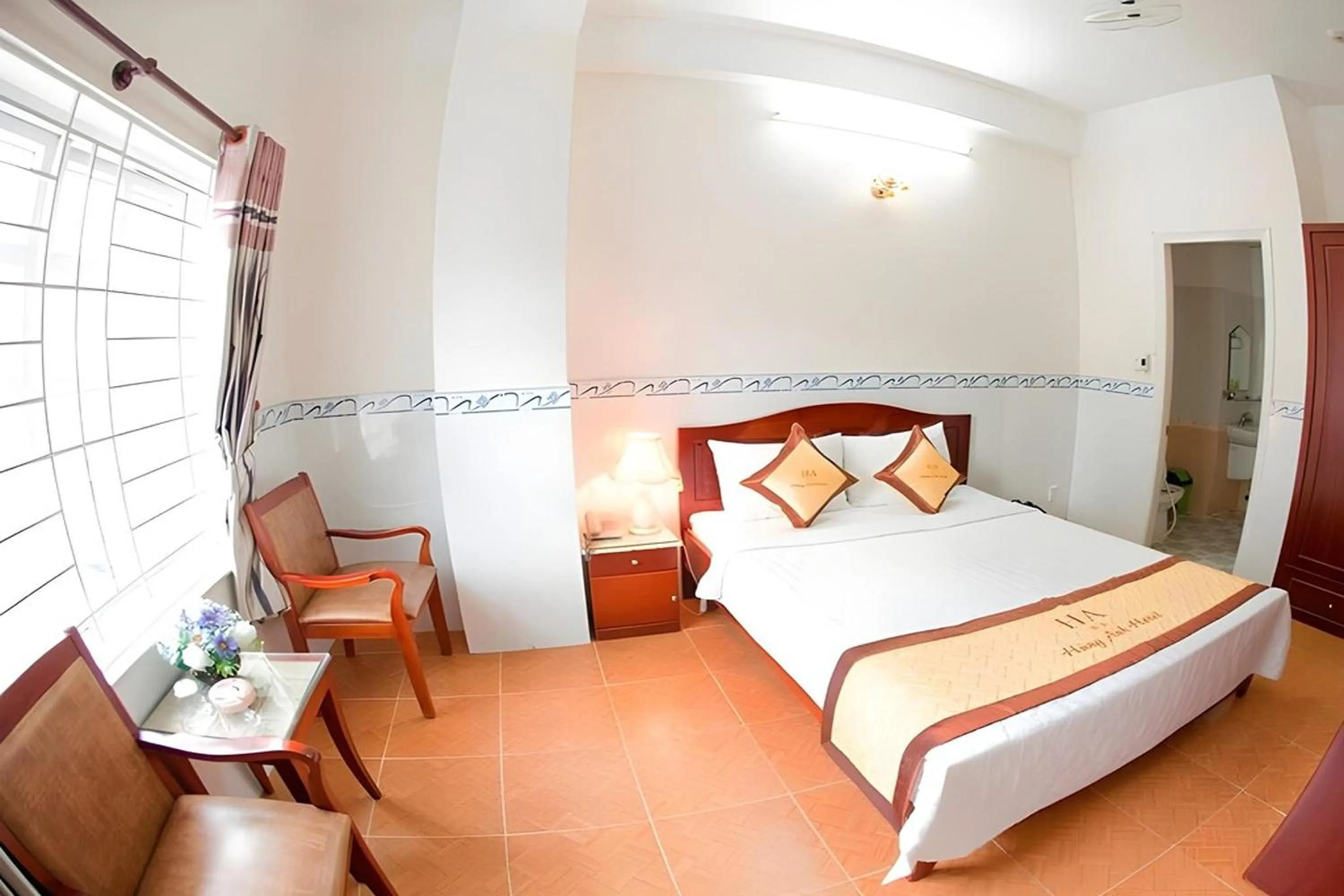 Bed in Hung Anh Hotel