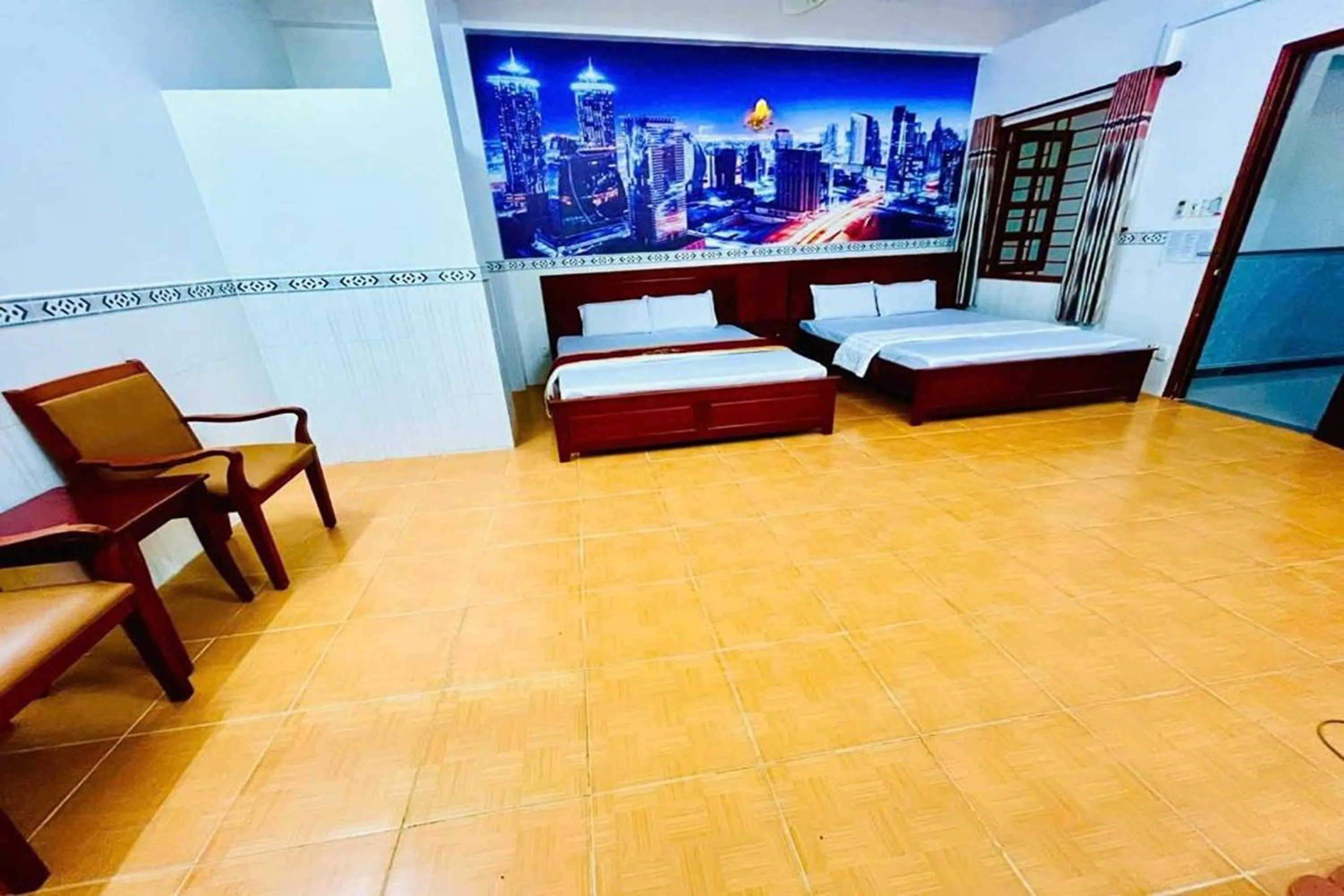 Bed in Hung Anh Hotel