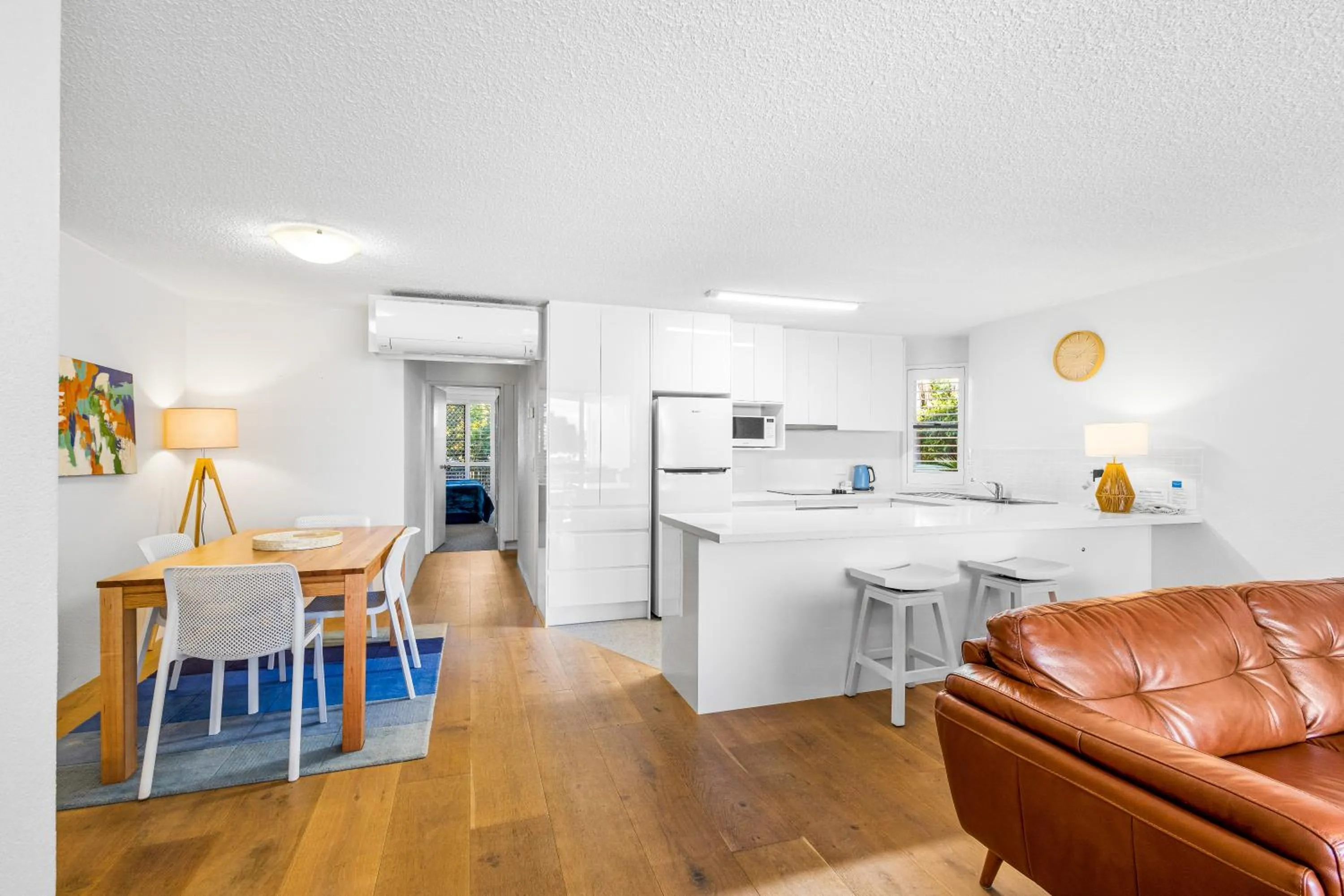 Living room in Alexandria Apartments