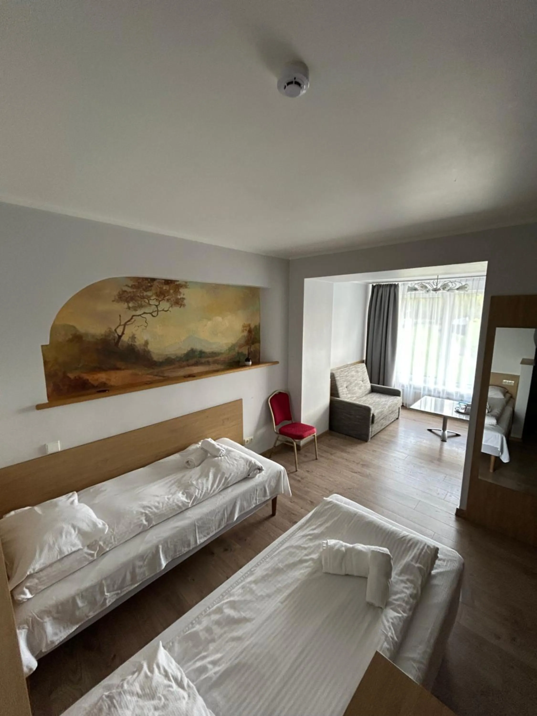 Bed in Viešbutis Banga