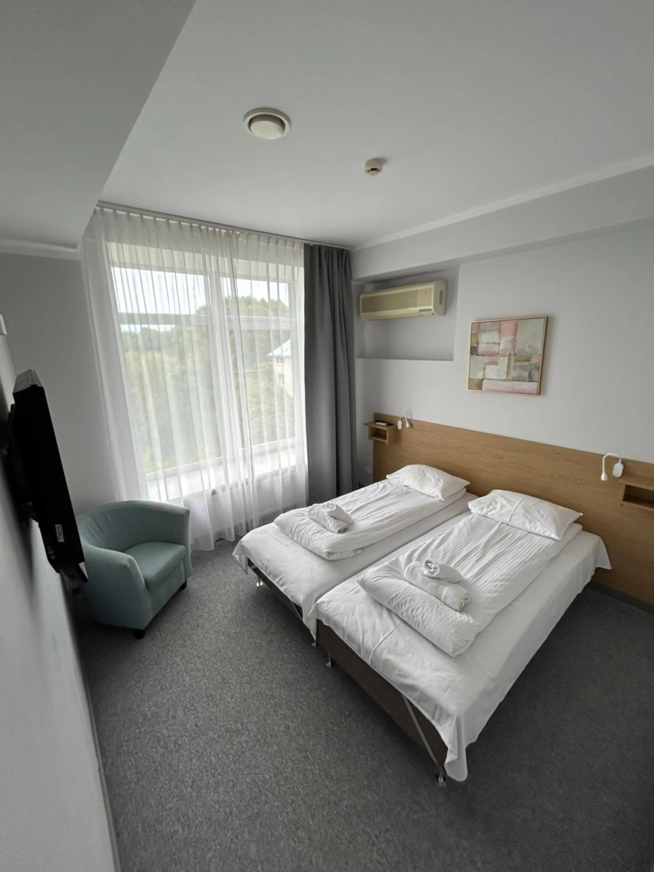 Bed in Viešbutis Banga