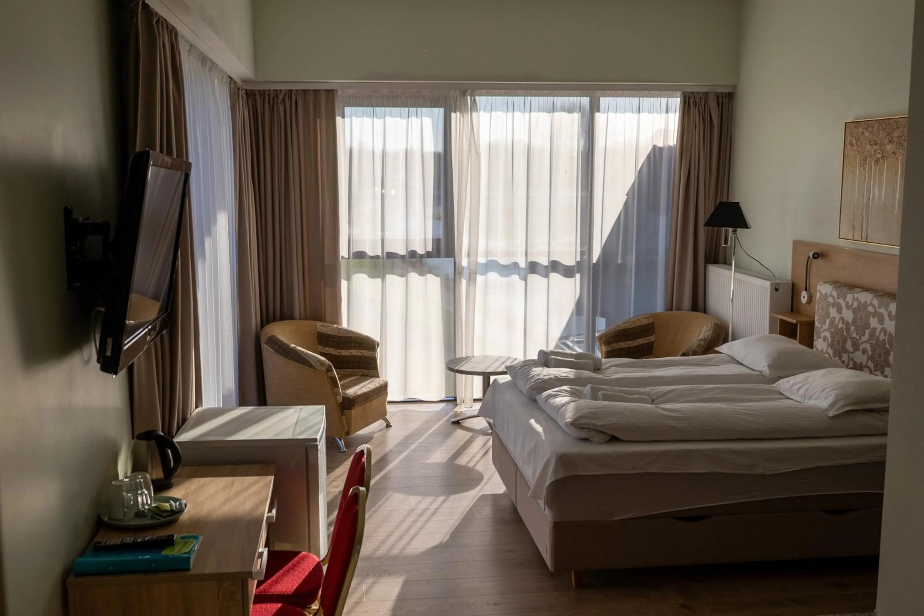 Bed in Viešbutis Banga