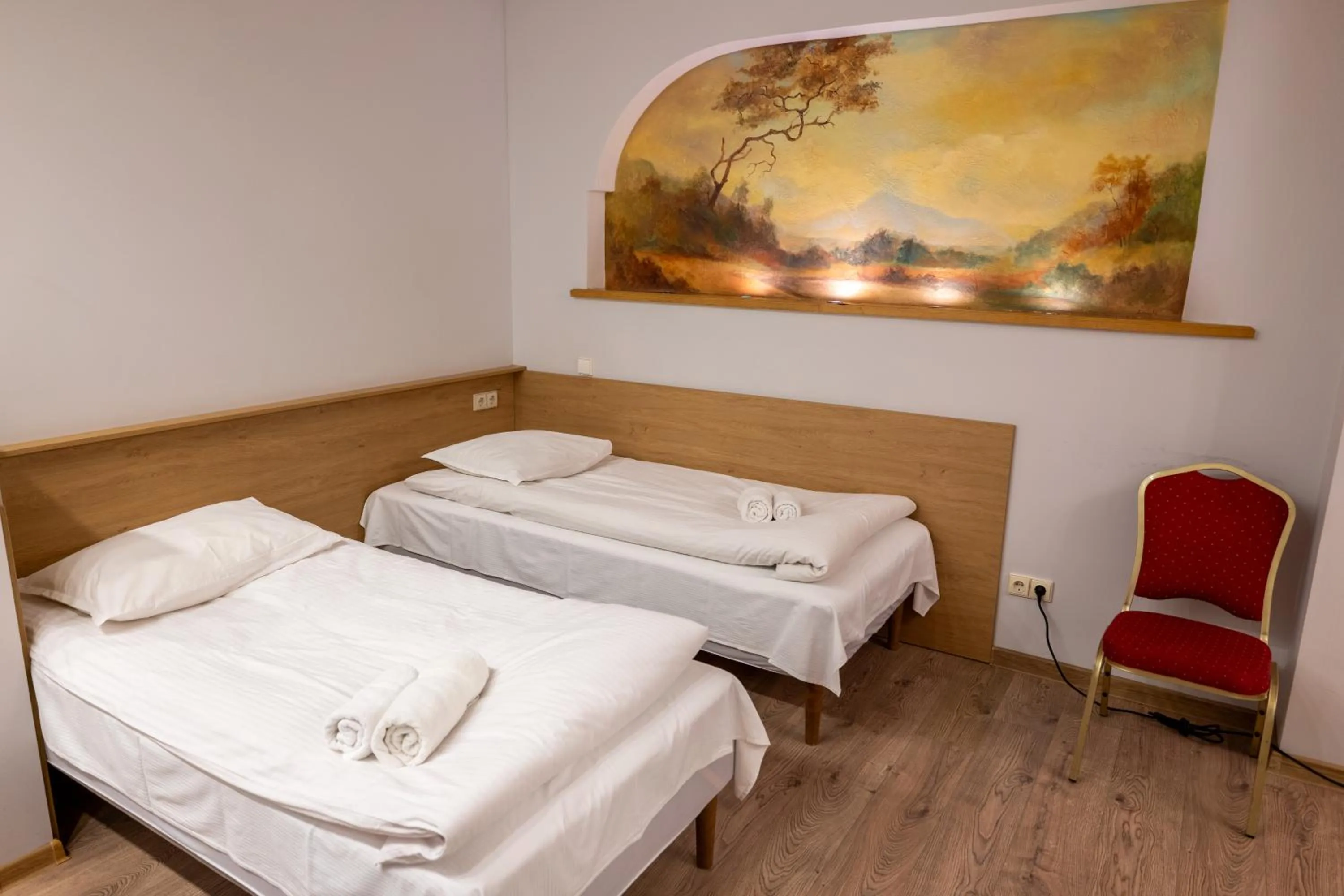 Bed in Viešbutis Banga