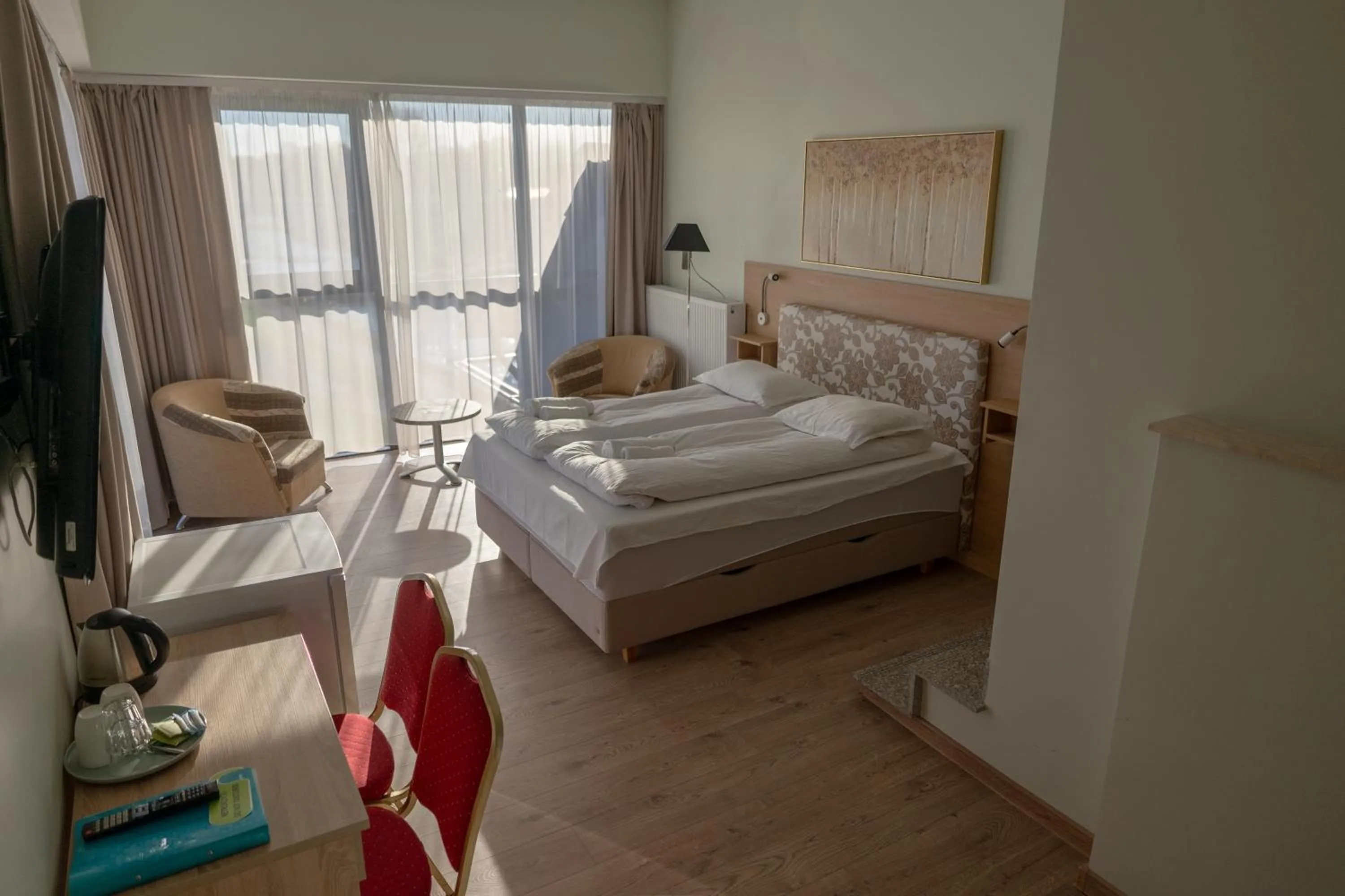 Bed in Viešbutis Banga