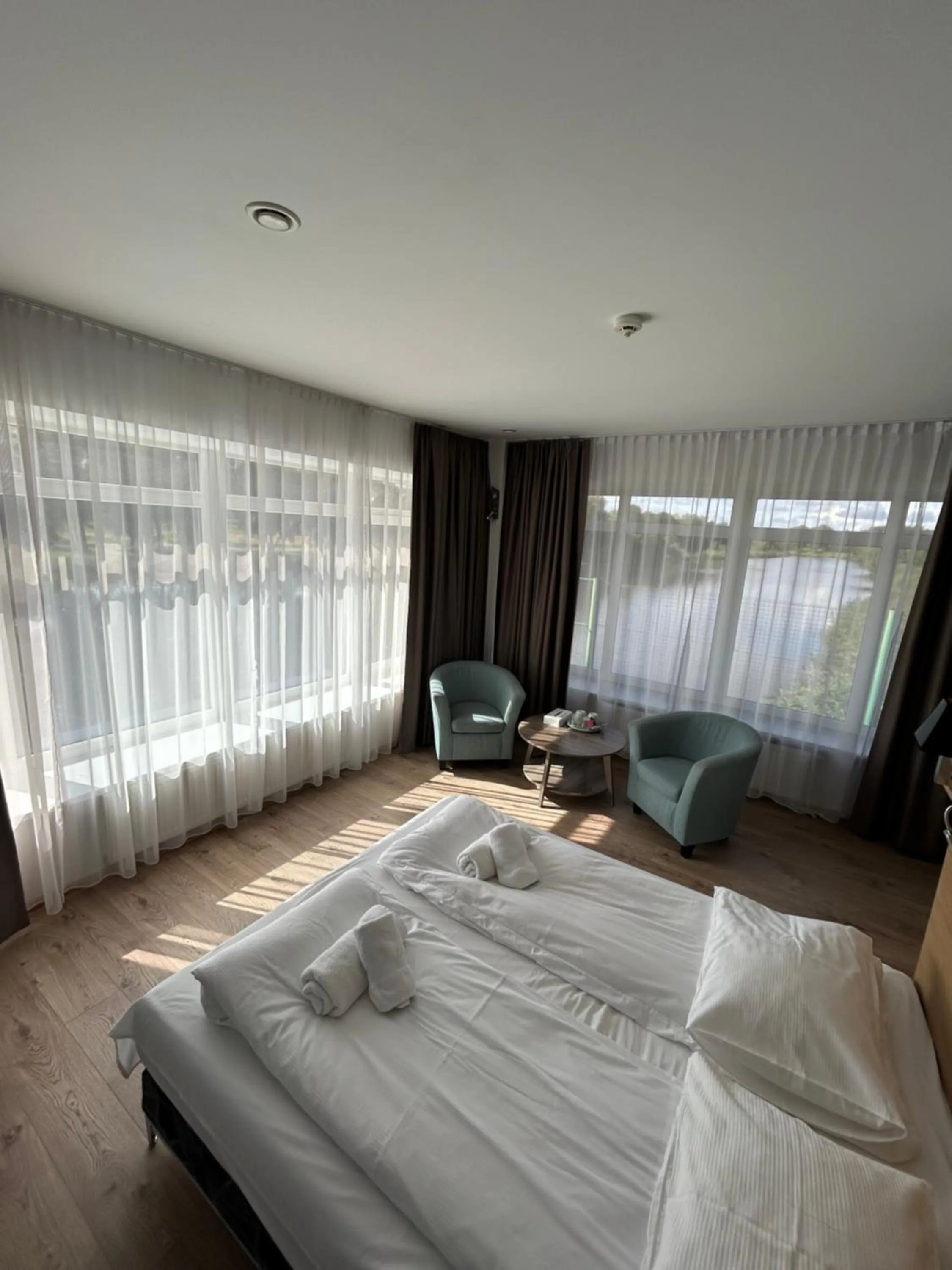 Bed in Viešbutis Banga