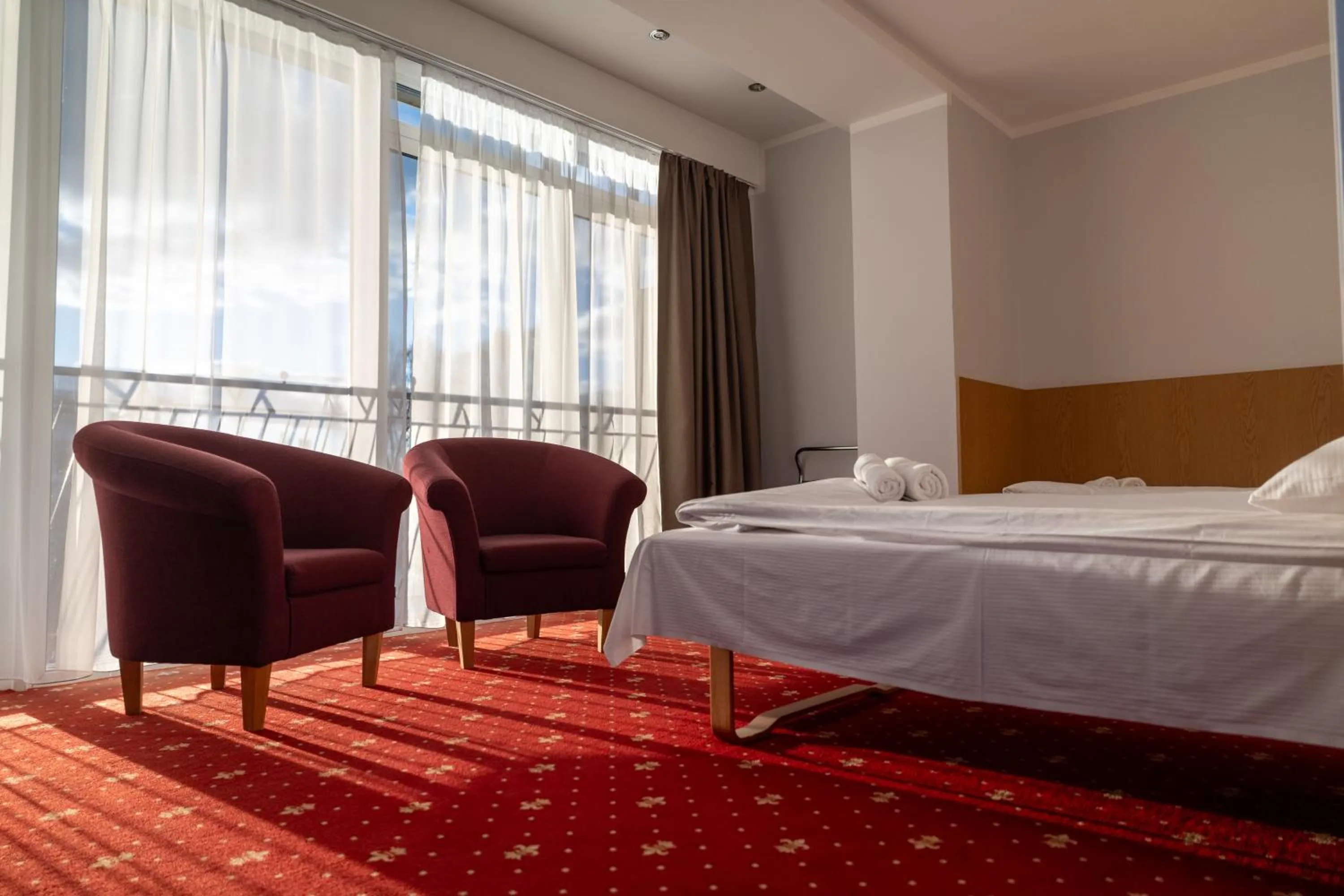 Bed in Viešbutis Banga