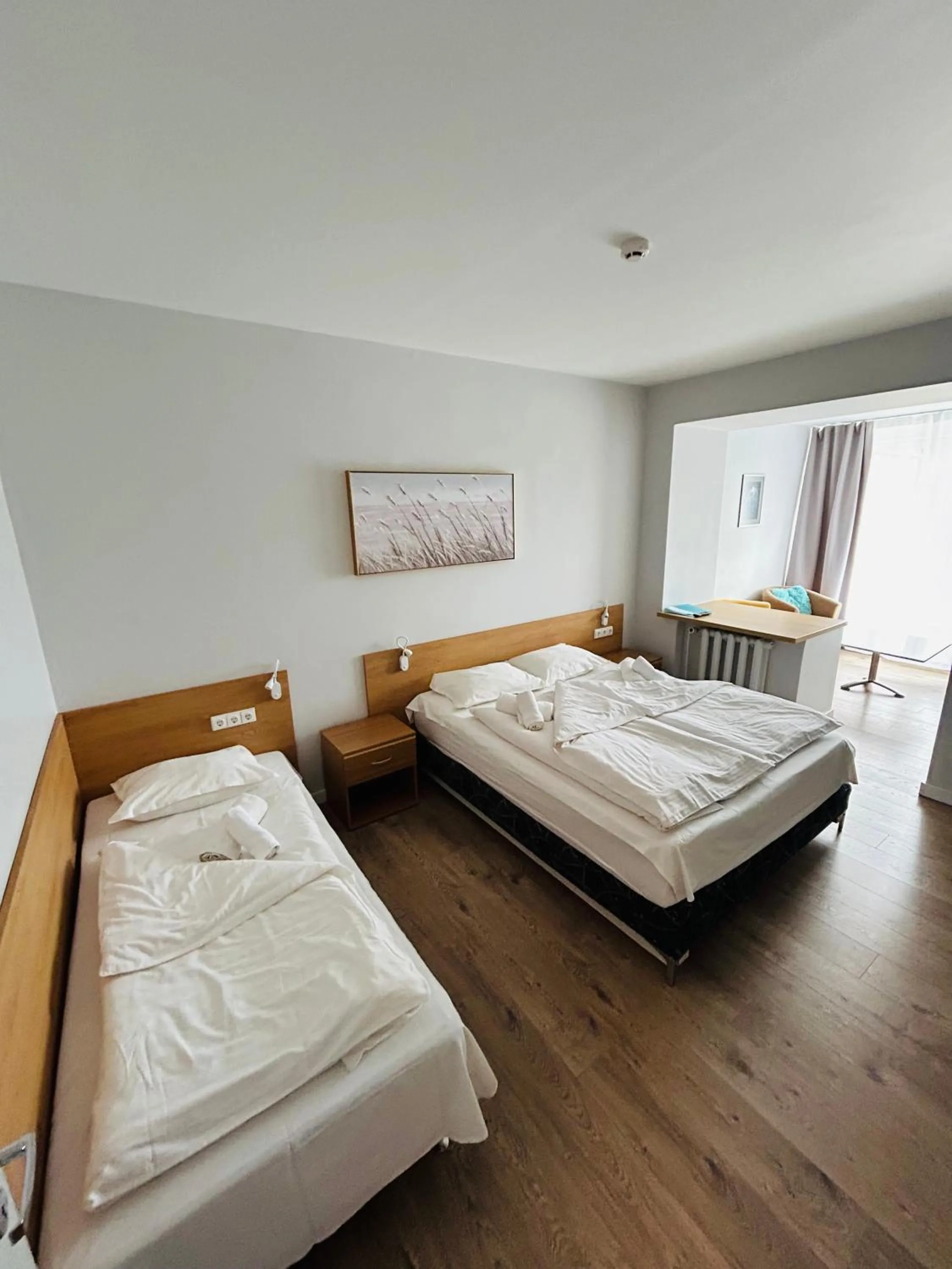 Bed in Viešbutis Banga