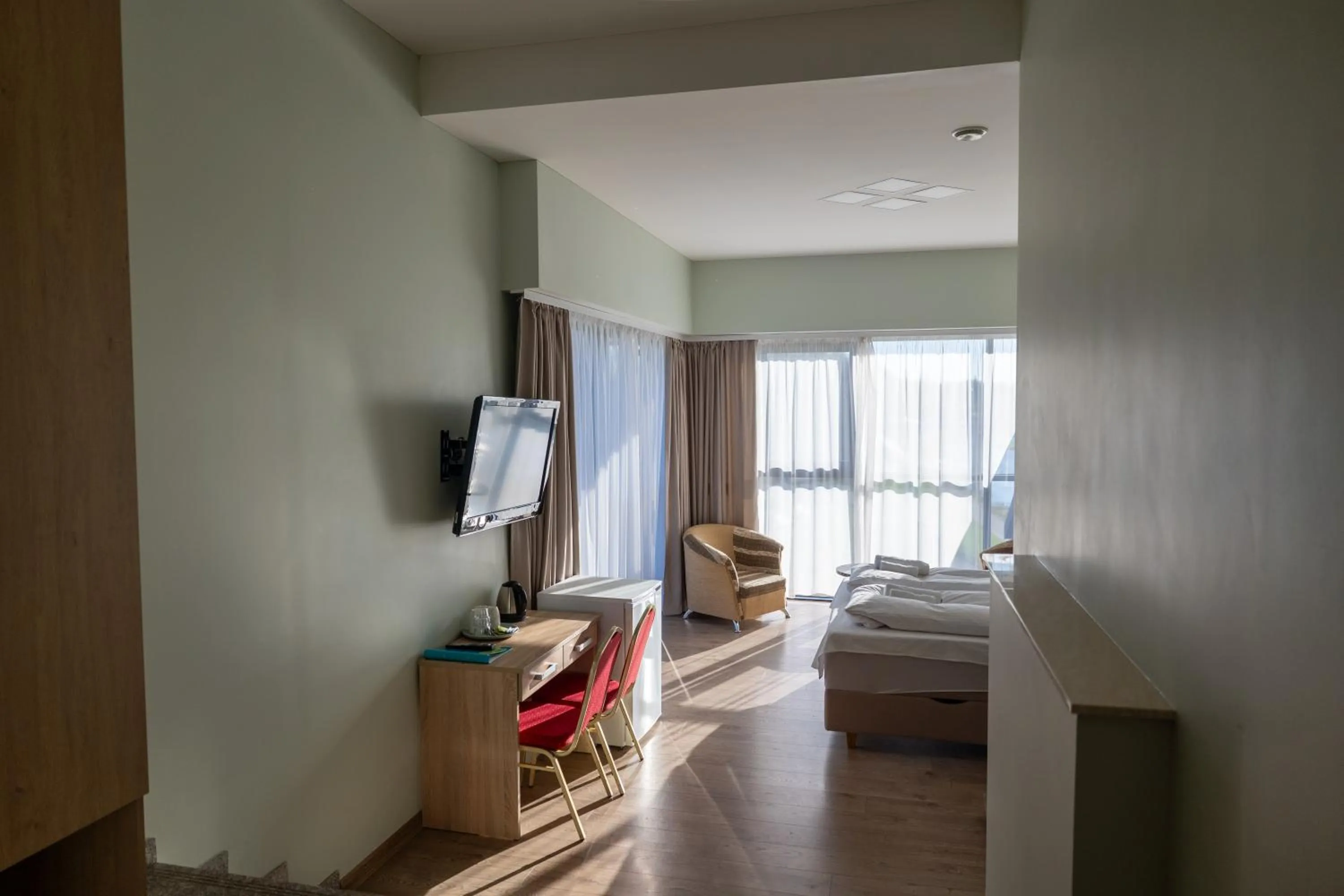 Bed in Viešbutis Banga