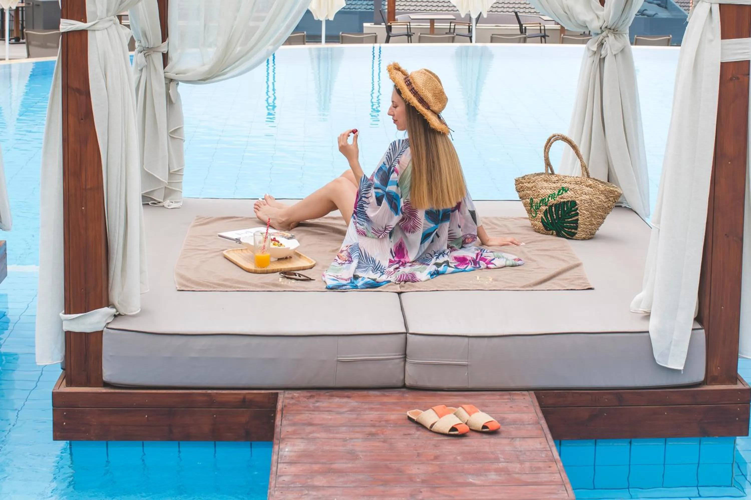 People, Bed in Orka Cove Hotel Penthouse & Suites Adults Only