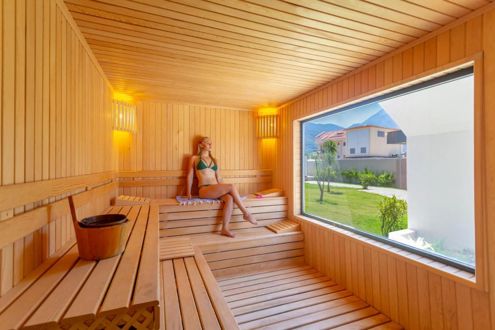 Sauna in Orka Cove Hotel Penthouse & Suites Adults Only