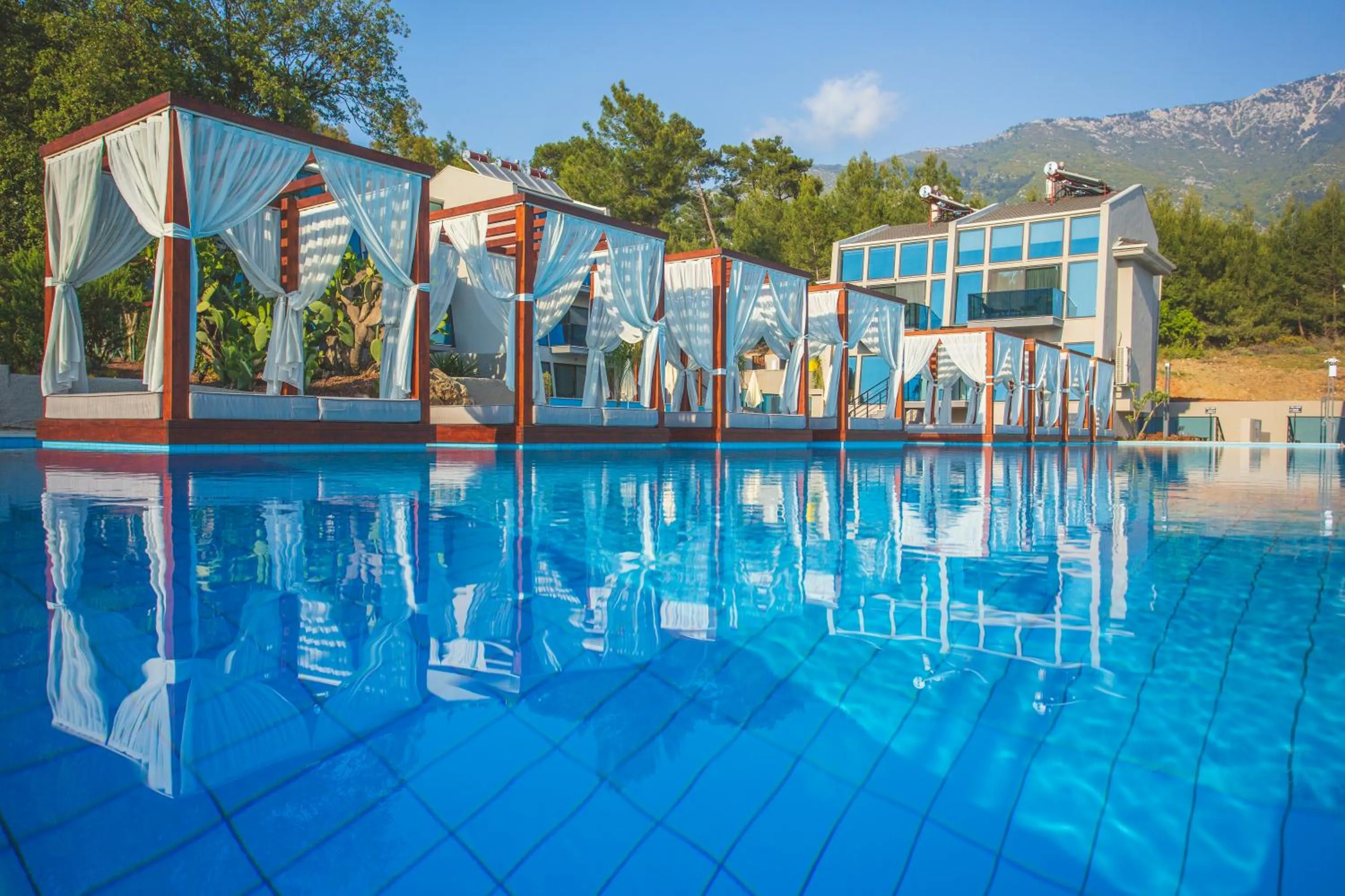 Pool view in Orka Cove Hotel Penthouse & Suites Adults Only