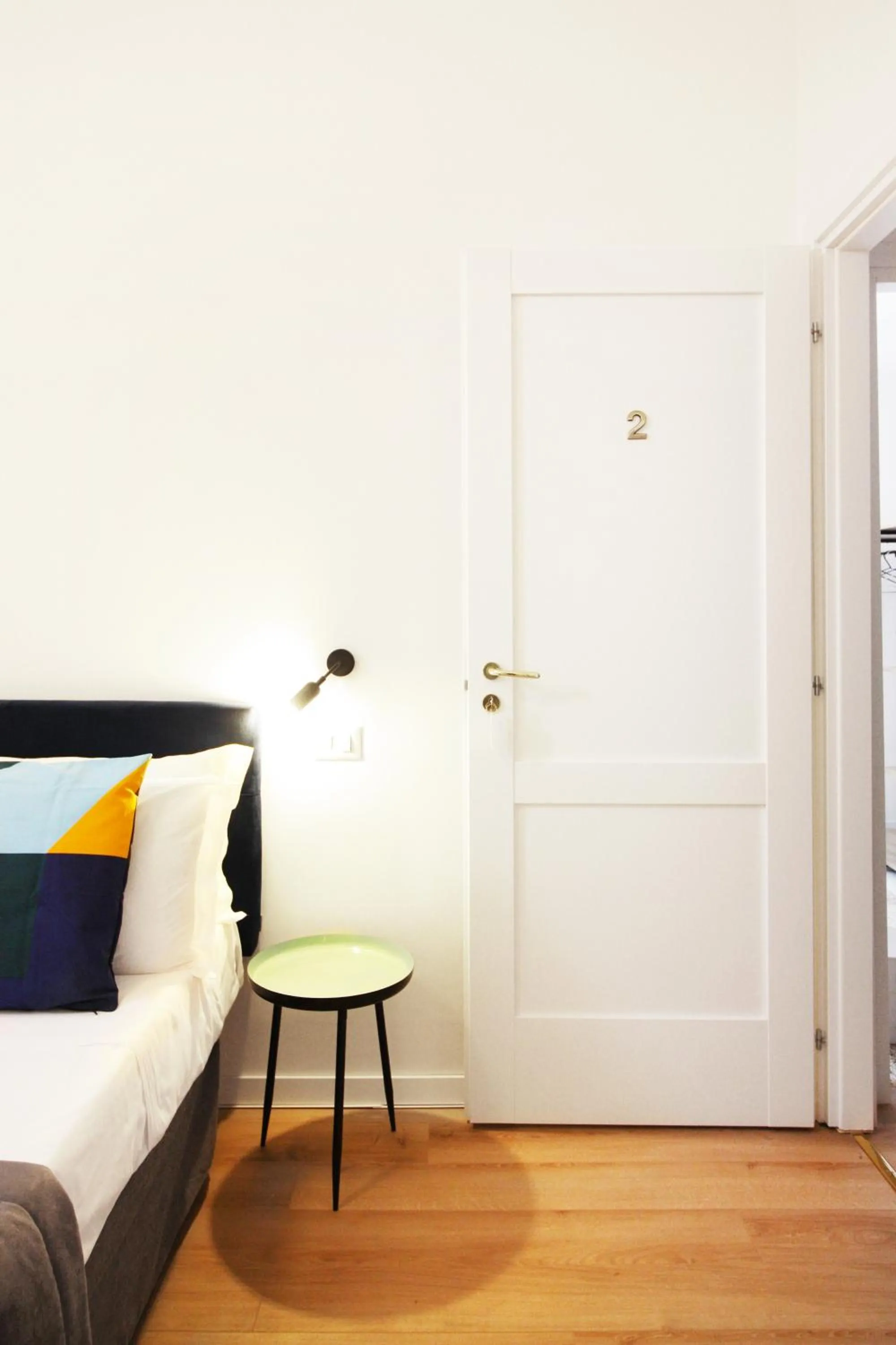 Decorative detail, Bed in Le Quinte del Bellini