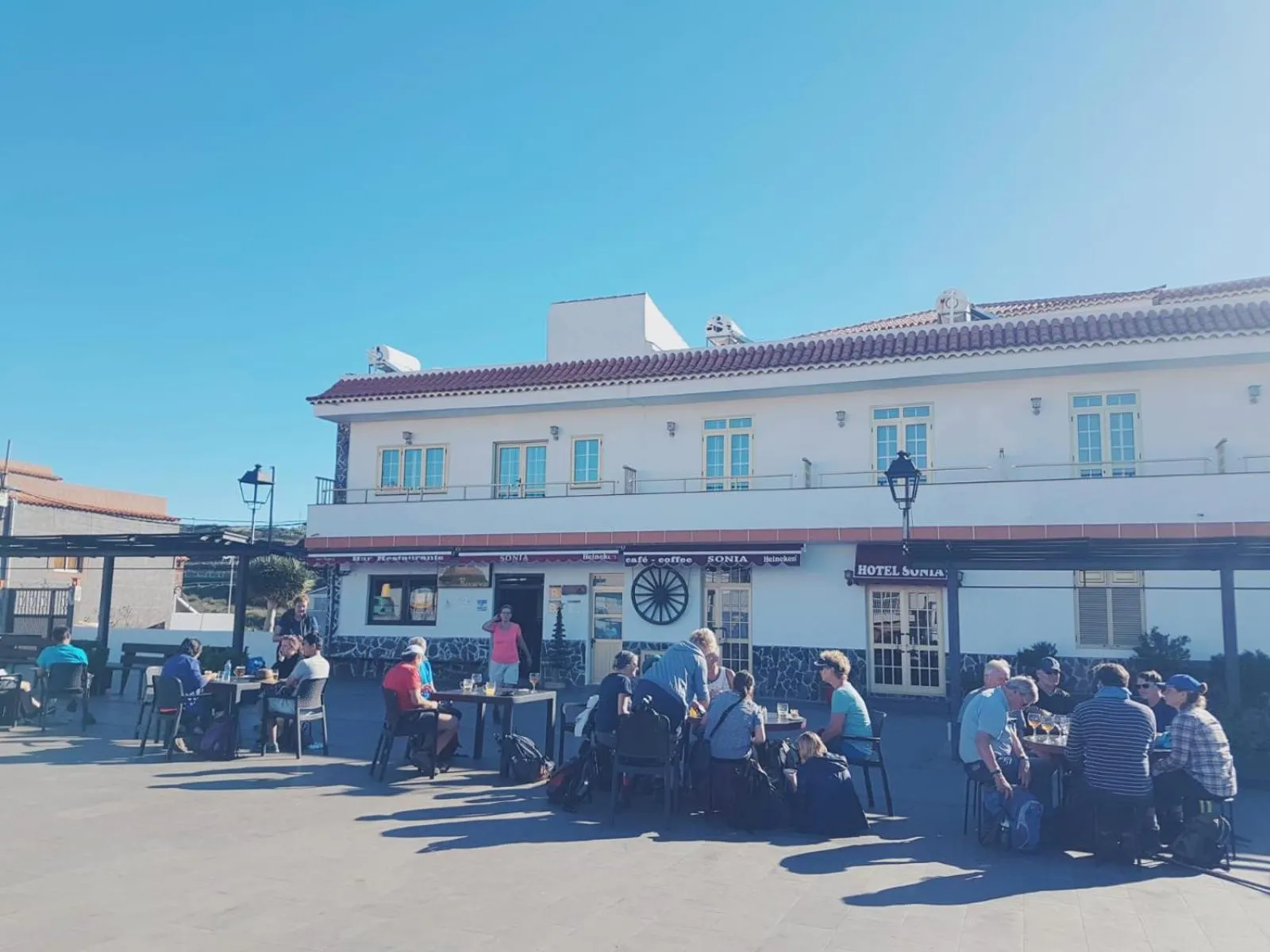 group of guests in Hotel Sonia Chipude