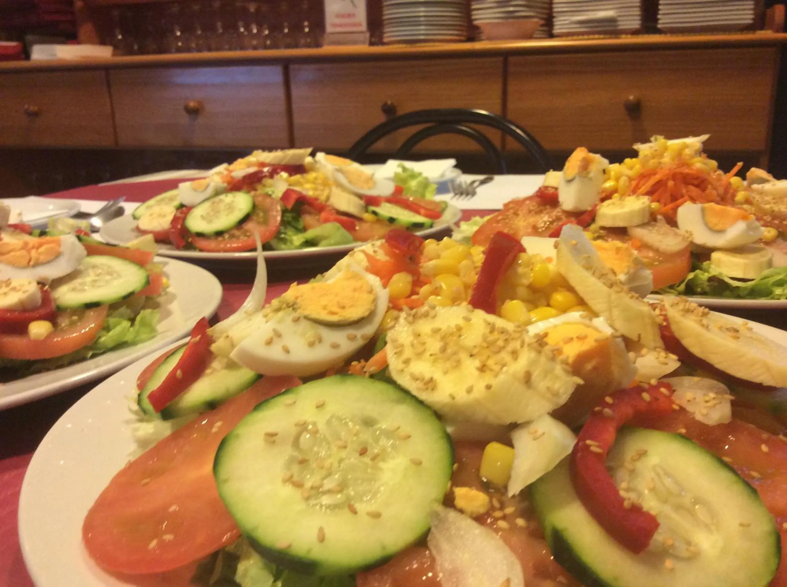 Food close-up in Hotel Sonia Chipude