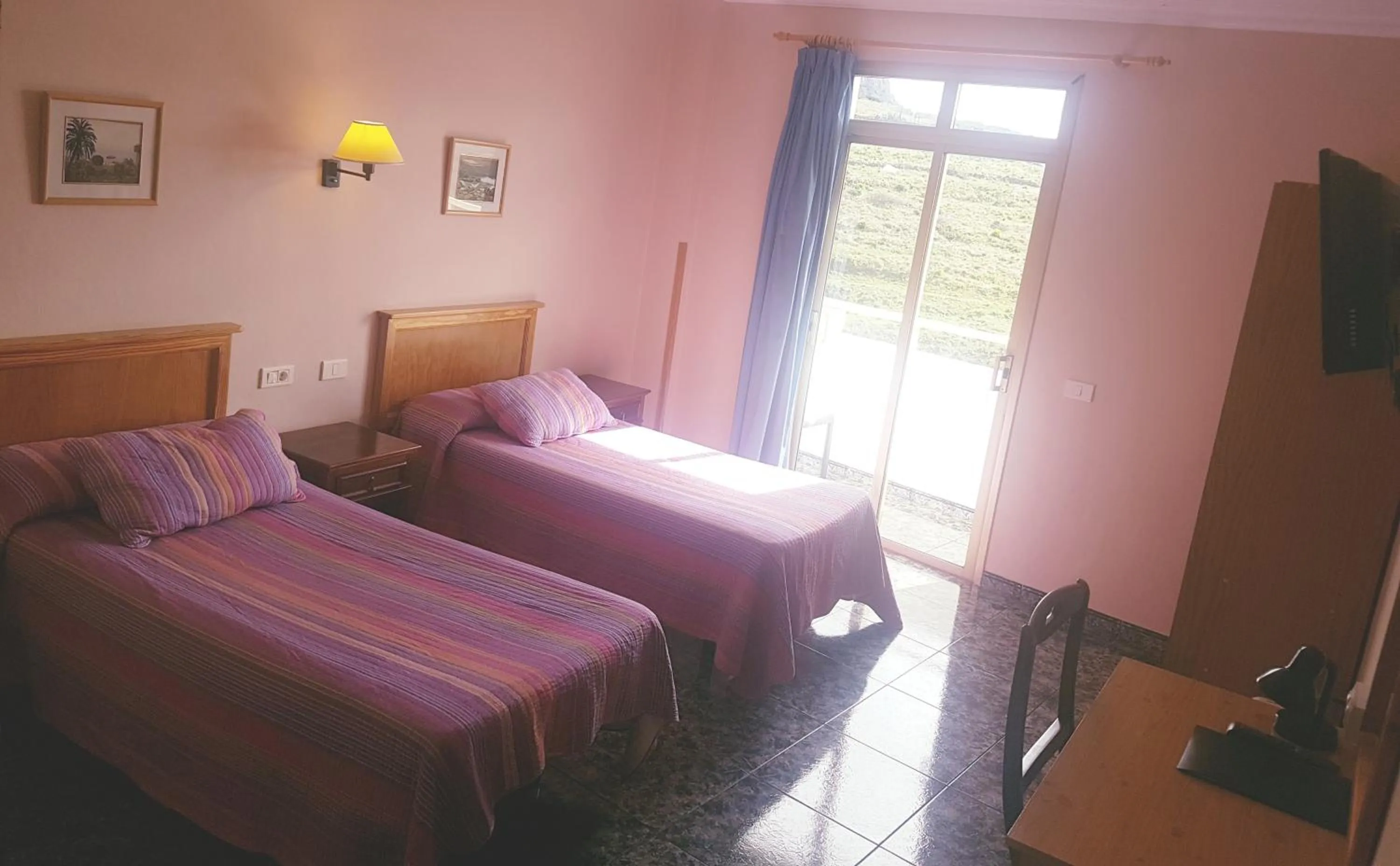 Bed in Hotel Sonia Chipude