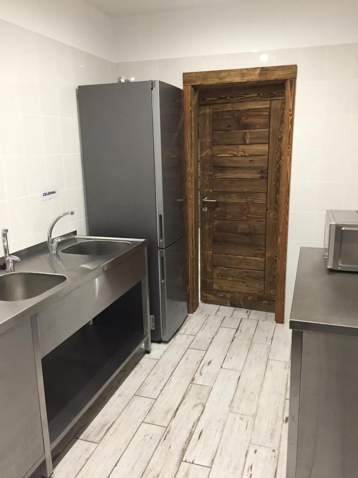 Communal kitchen in Penzión Pri Mlyne