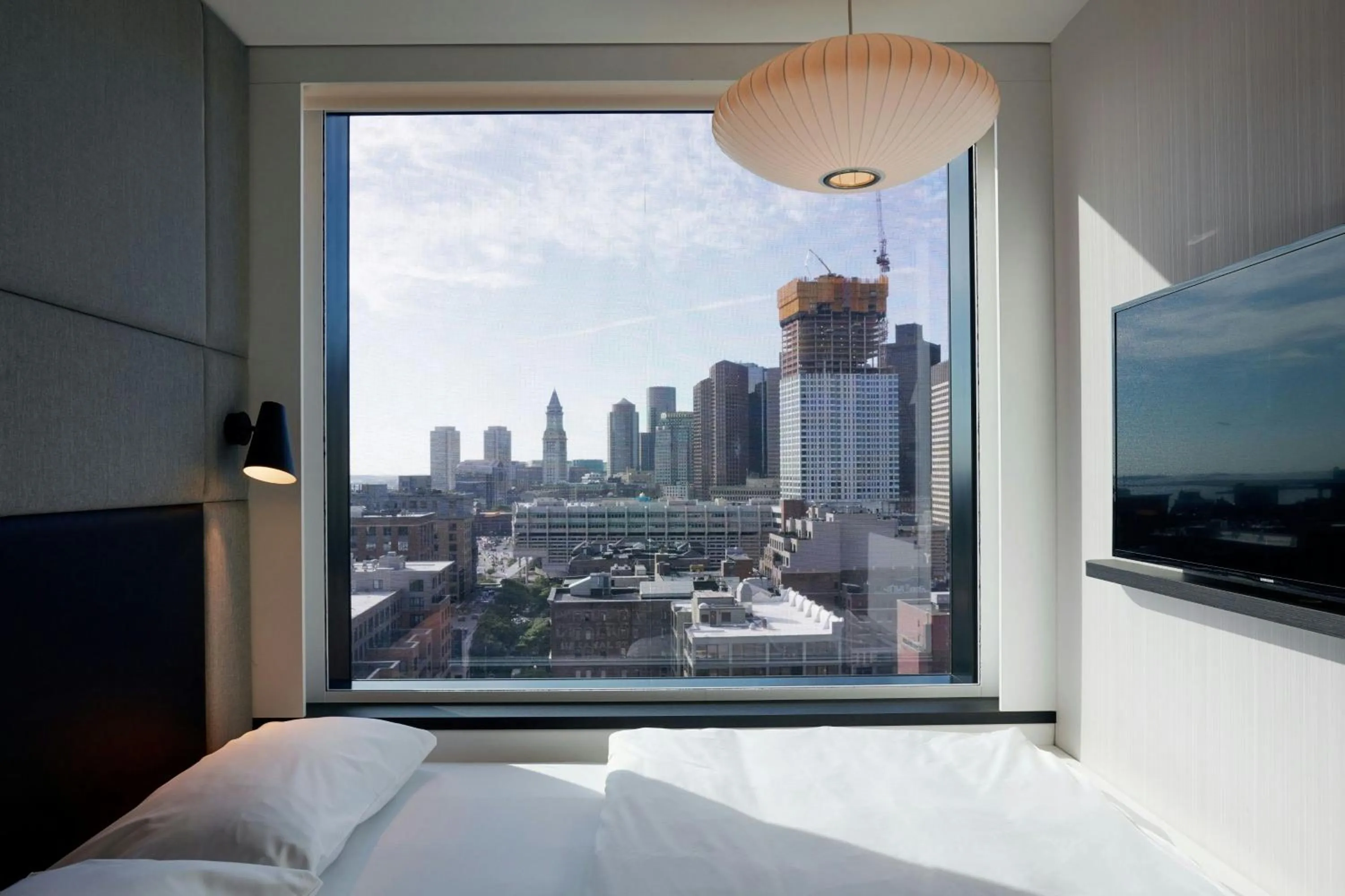 Bedroom, Bed in citizenM Boston North Station