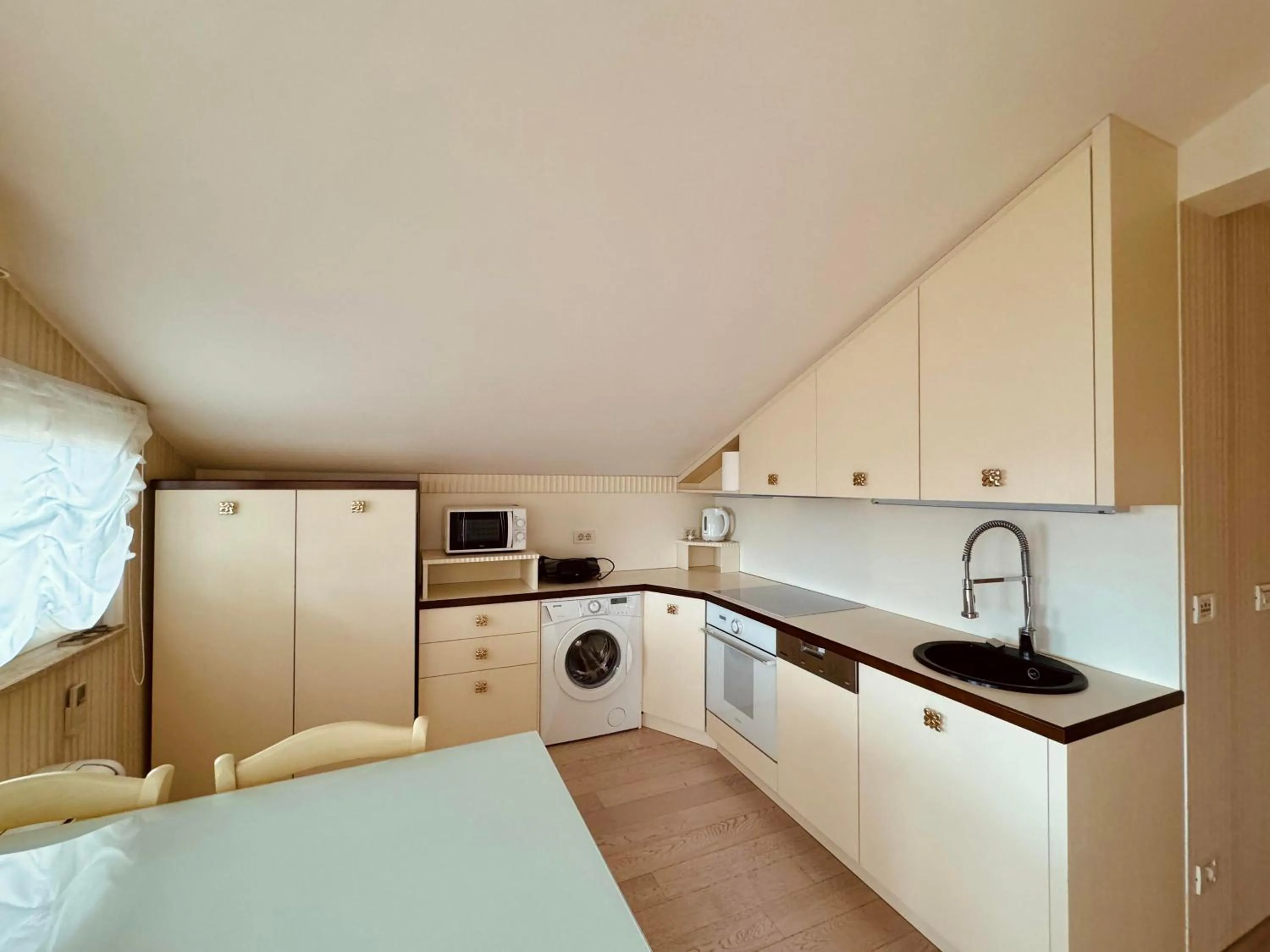 Kitchen or kitchenette in Boutique Hotel Oasi