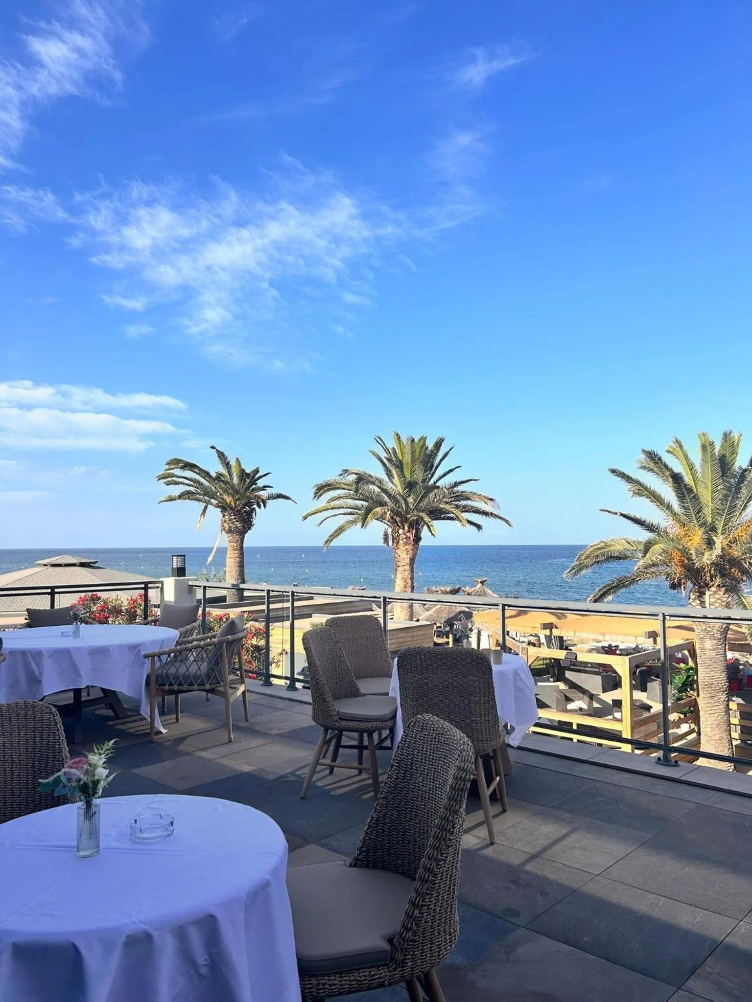 Patio in Hotel & Restaurant San Pellegrino