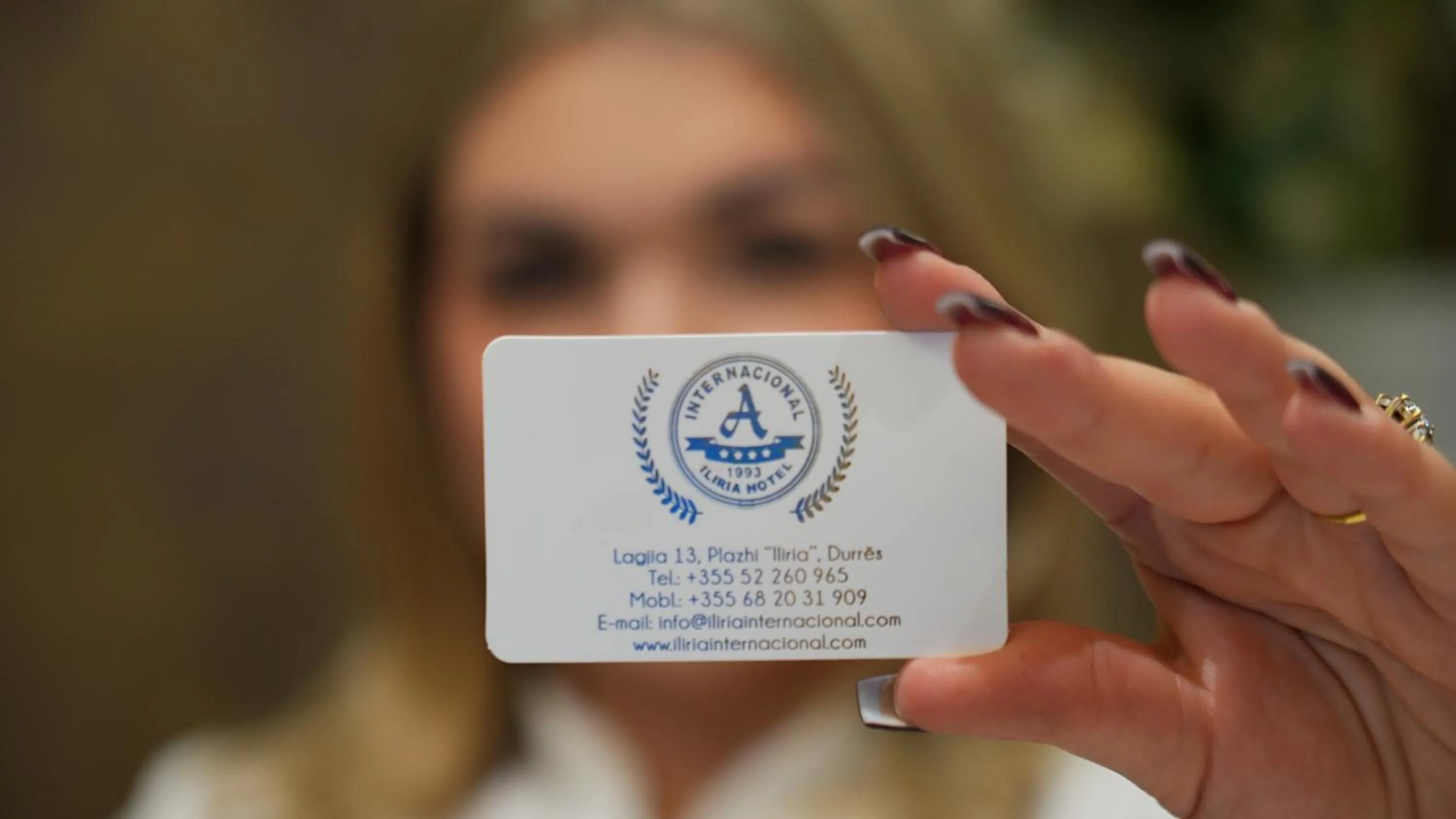 Property logo or sign in Iliria Internacional Hotel