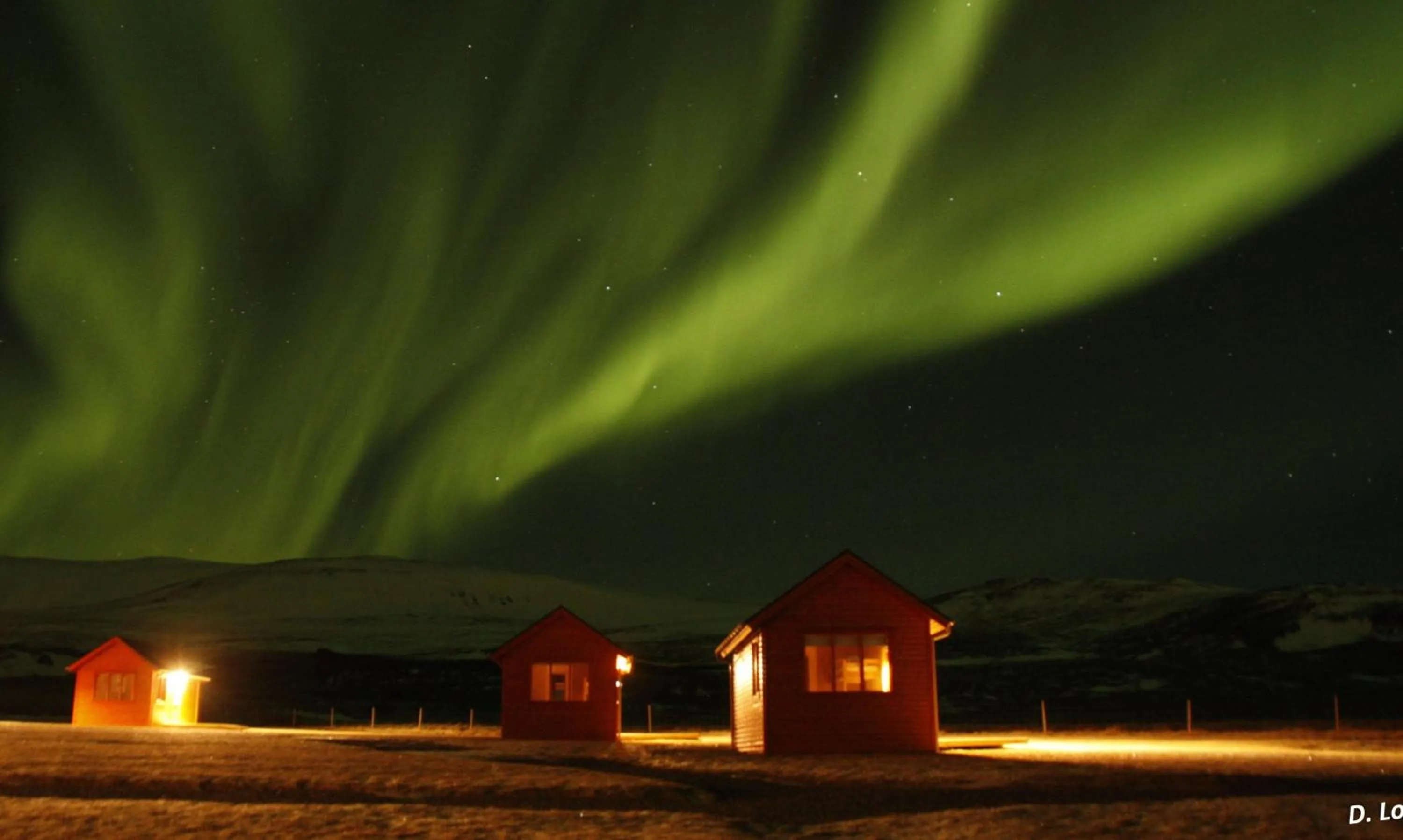 Winter in Hvammstangi Cottages