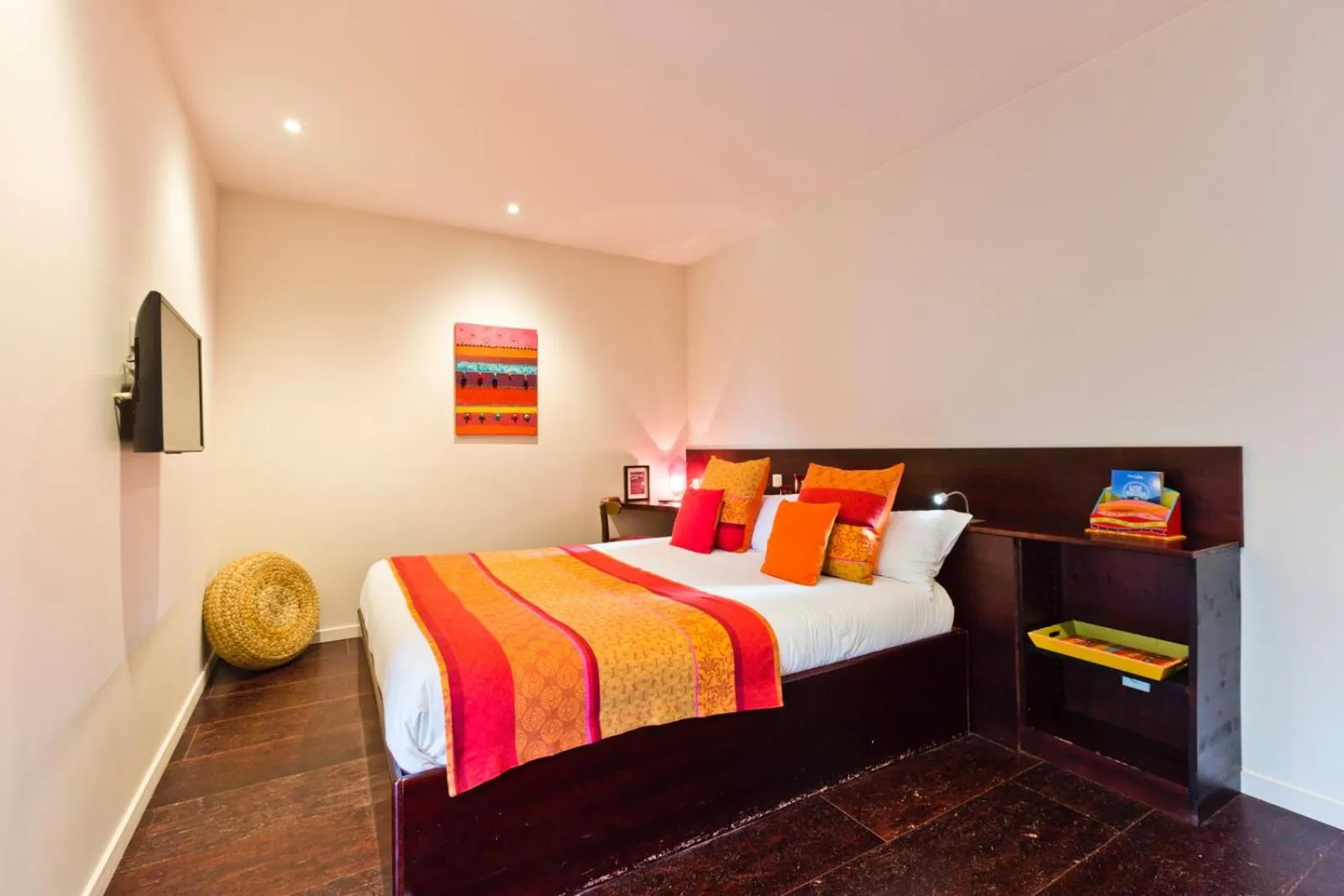 Bed in Hôtel Auberge de Chavannes