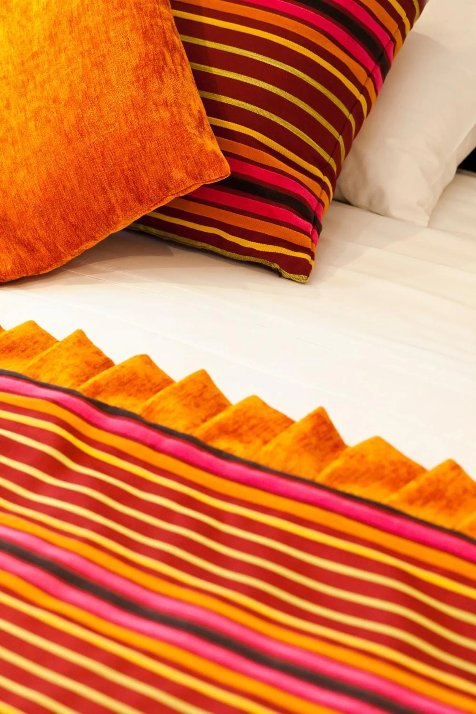 Decorative detail, Bed in Hôtel Auberge de Chavannes