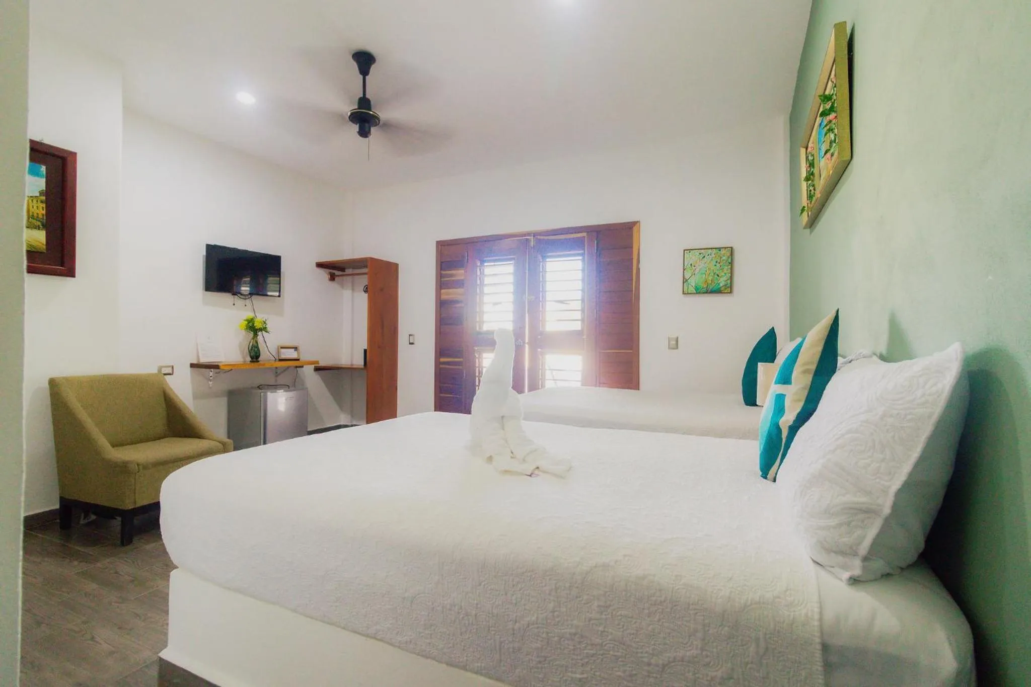 Bed in Hotel Maria Maria