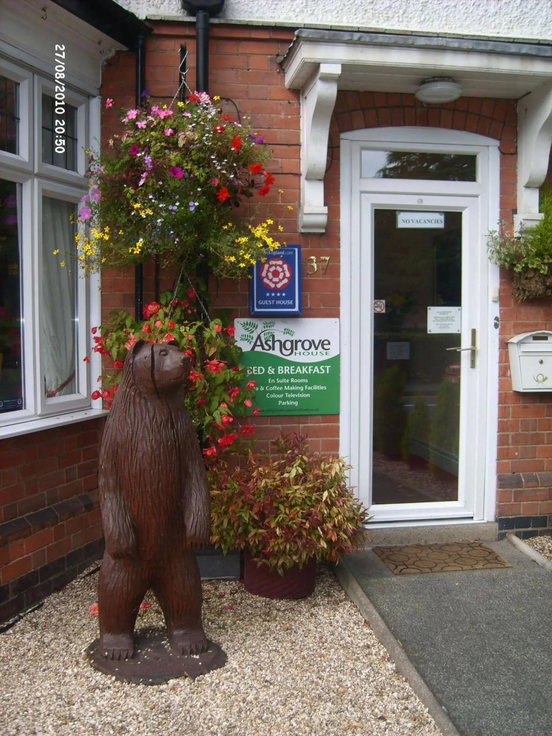 Facade/entrance in Ashgrove House