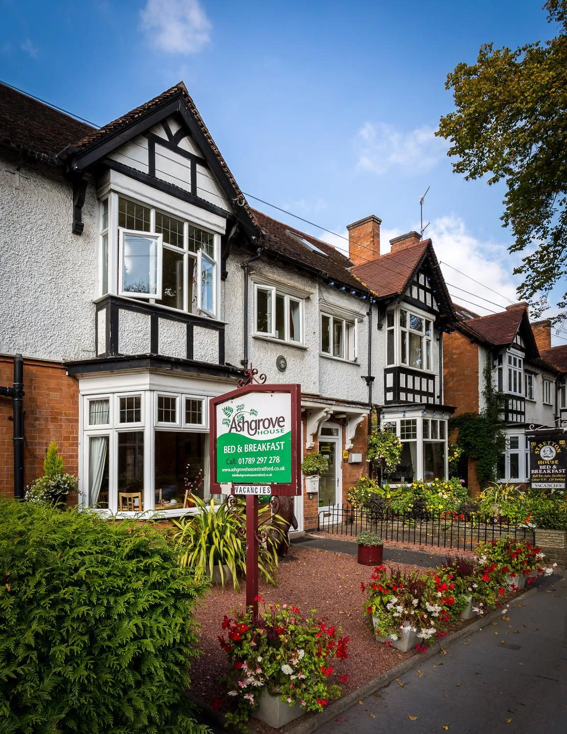 Facade/entrance in Ashgrove House