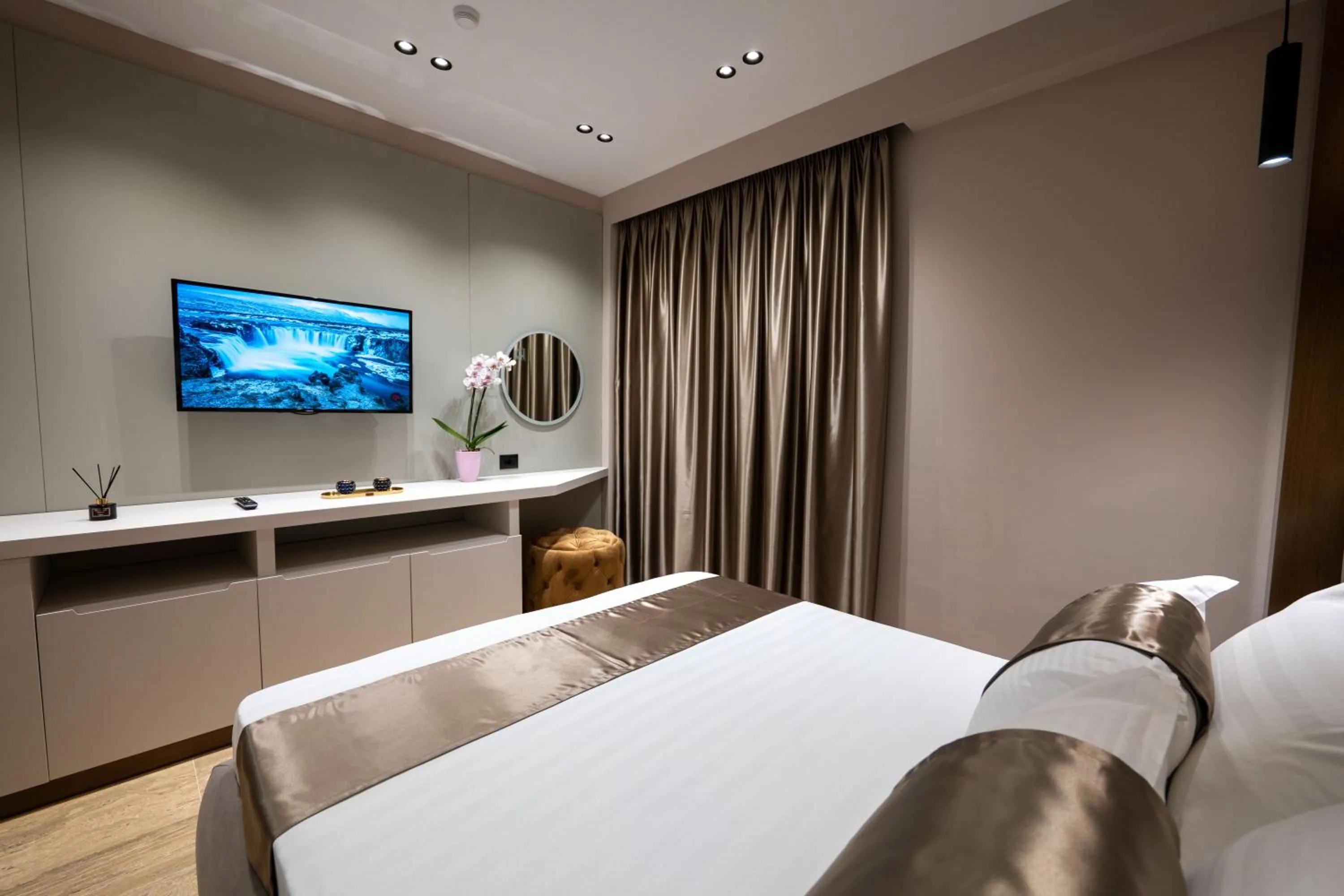 Bedroom in Grand Hotel Aita