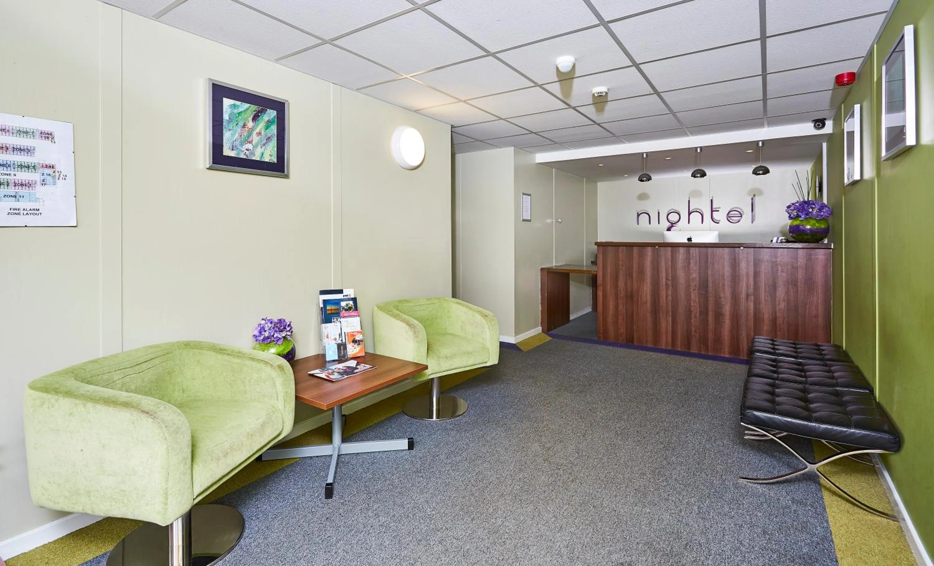 Lobby or reception in Nightel Hotel