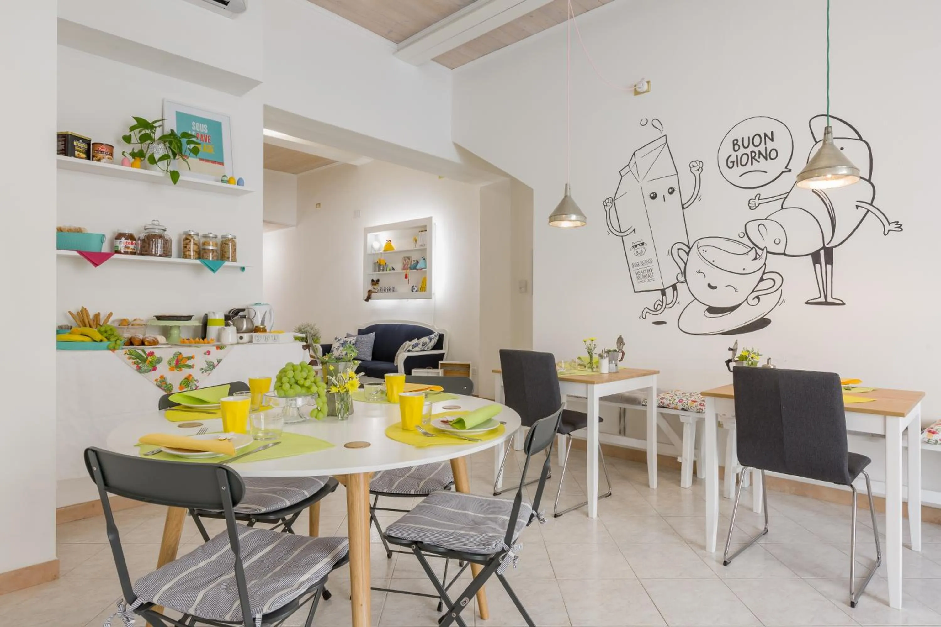 Dining area in B&B King