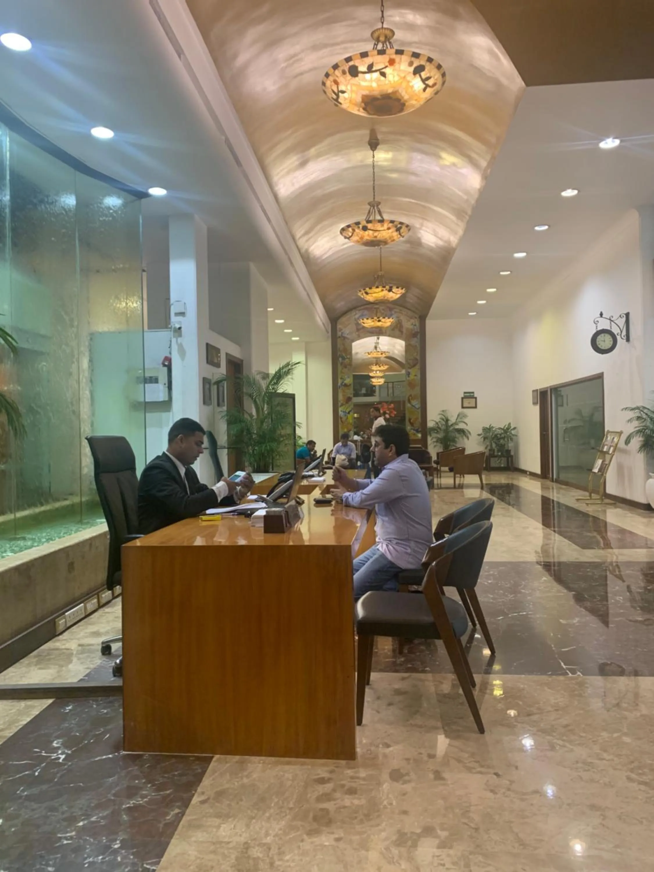 Lobby or reception in Hotel Aurora Towers