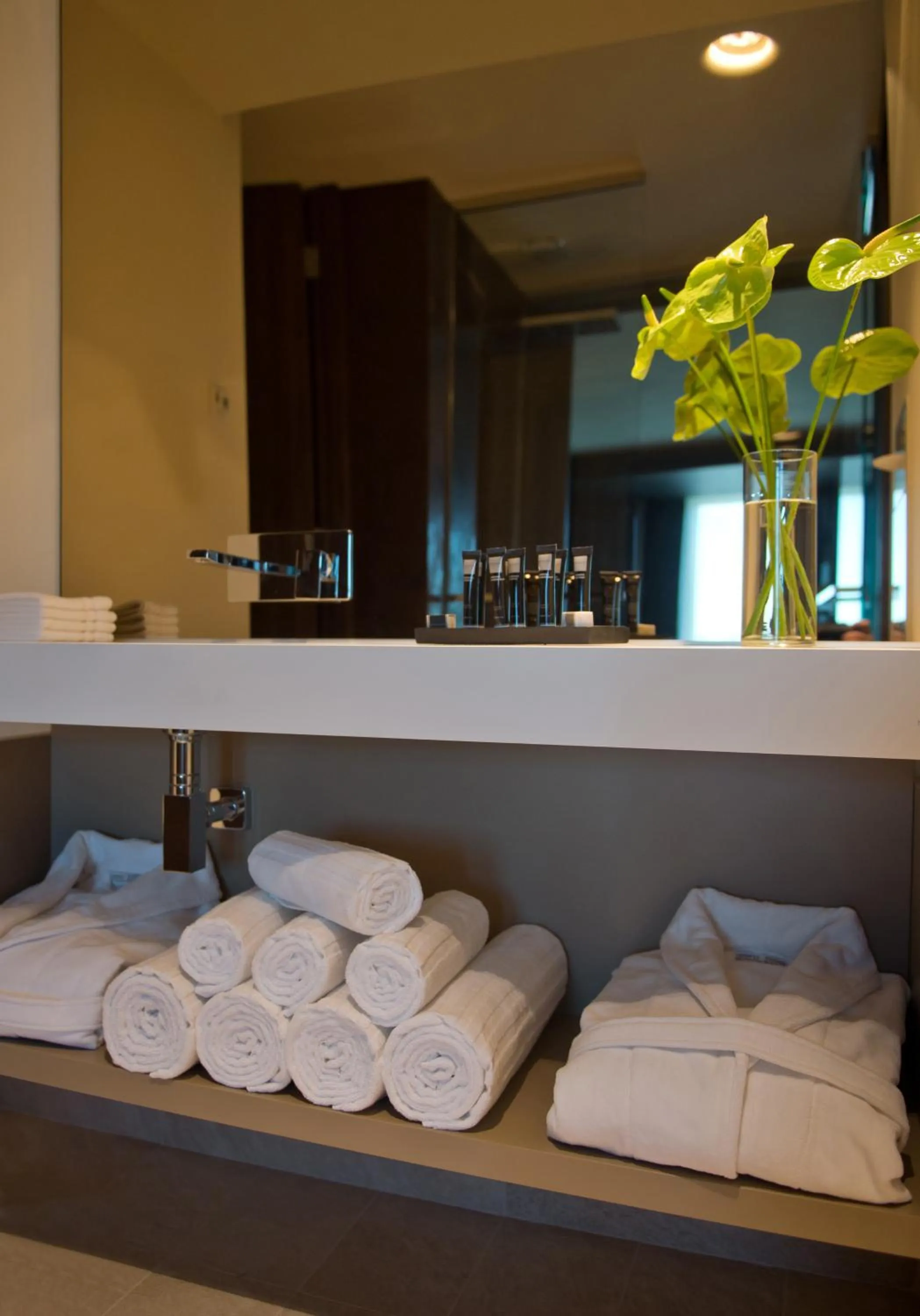 Bathroom, Bed in Kronwell Brasov Hotel