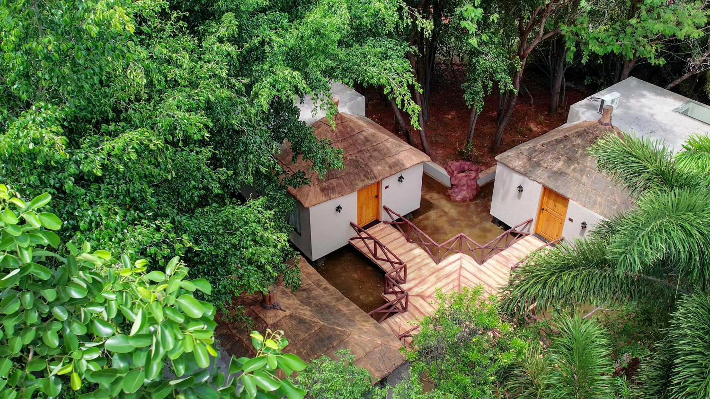 Property building in Vijayshree Resort, Hampi