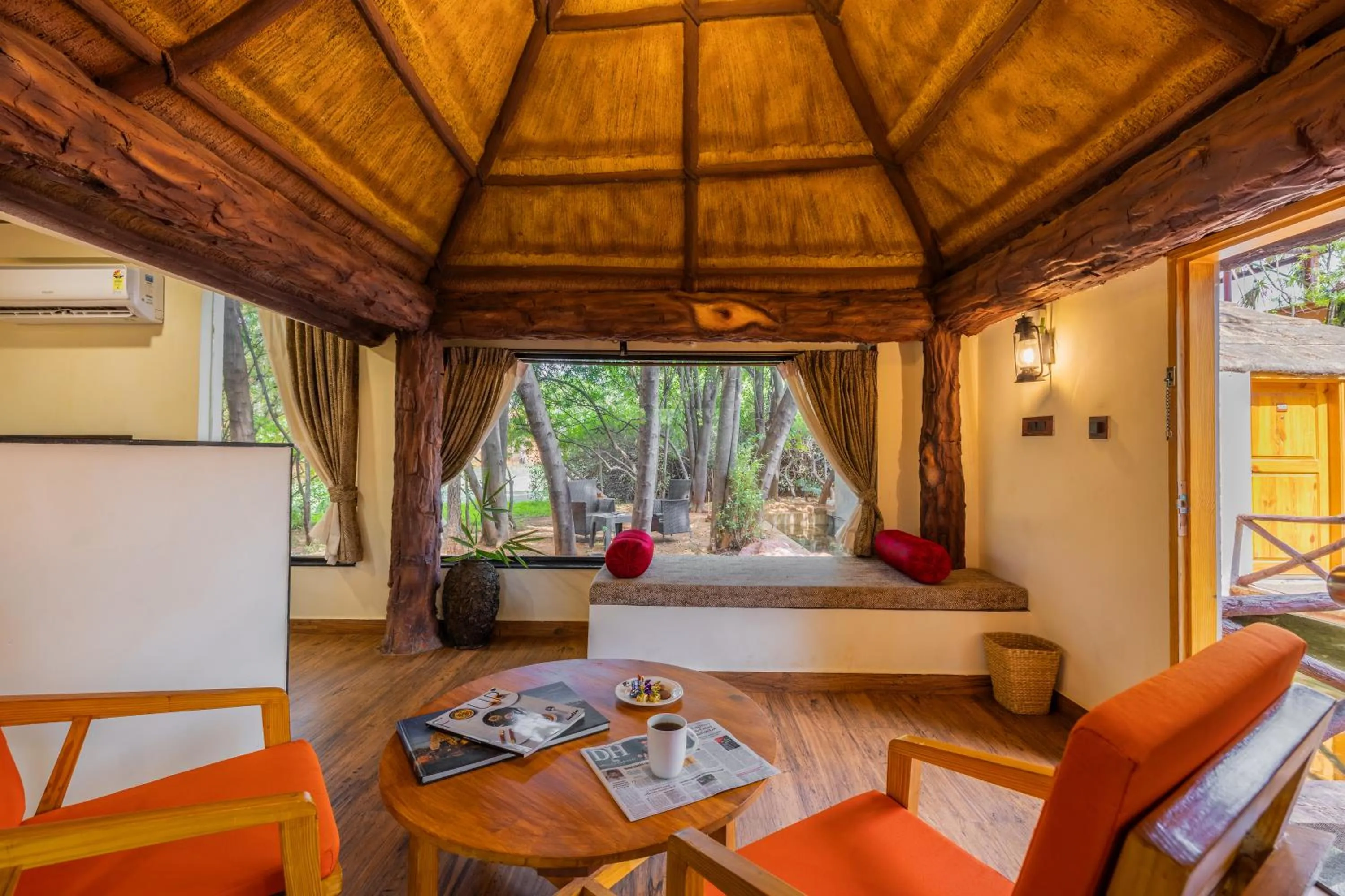 Bedroom in Vijayshree Resort, Hampi