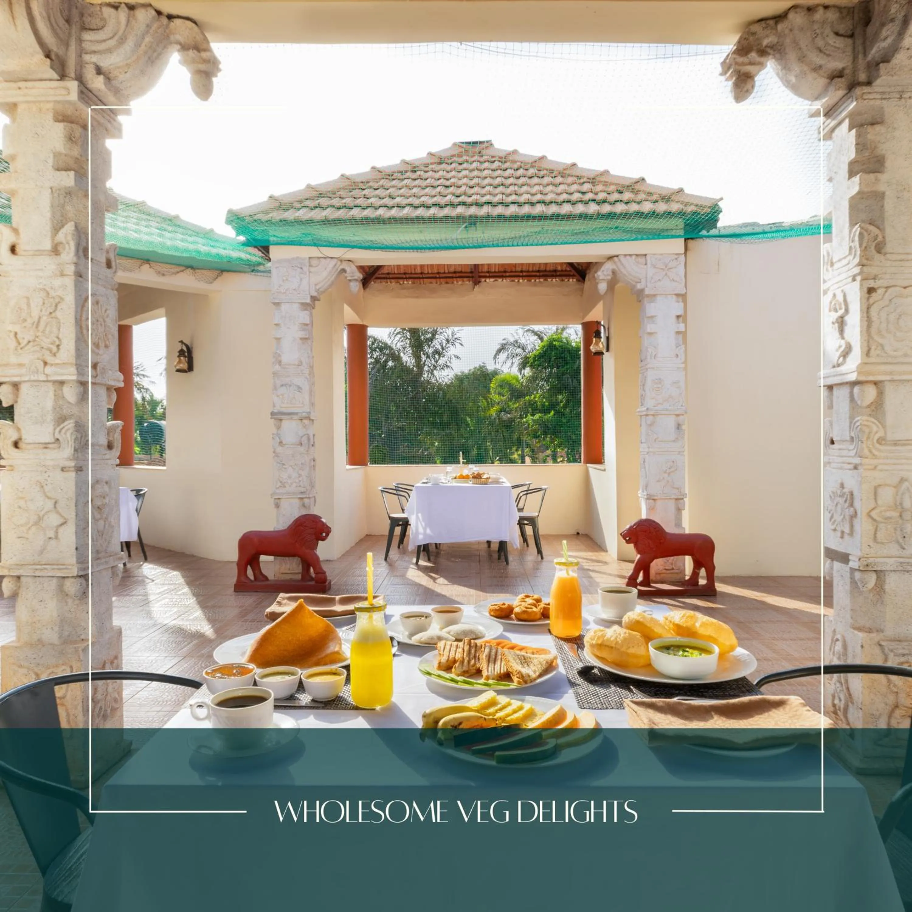 Food and drinks in Vijayshree Resort, Hampi